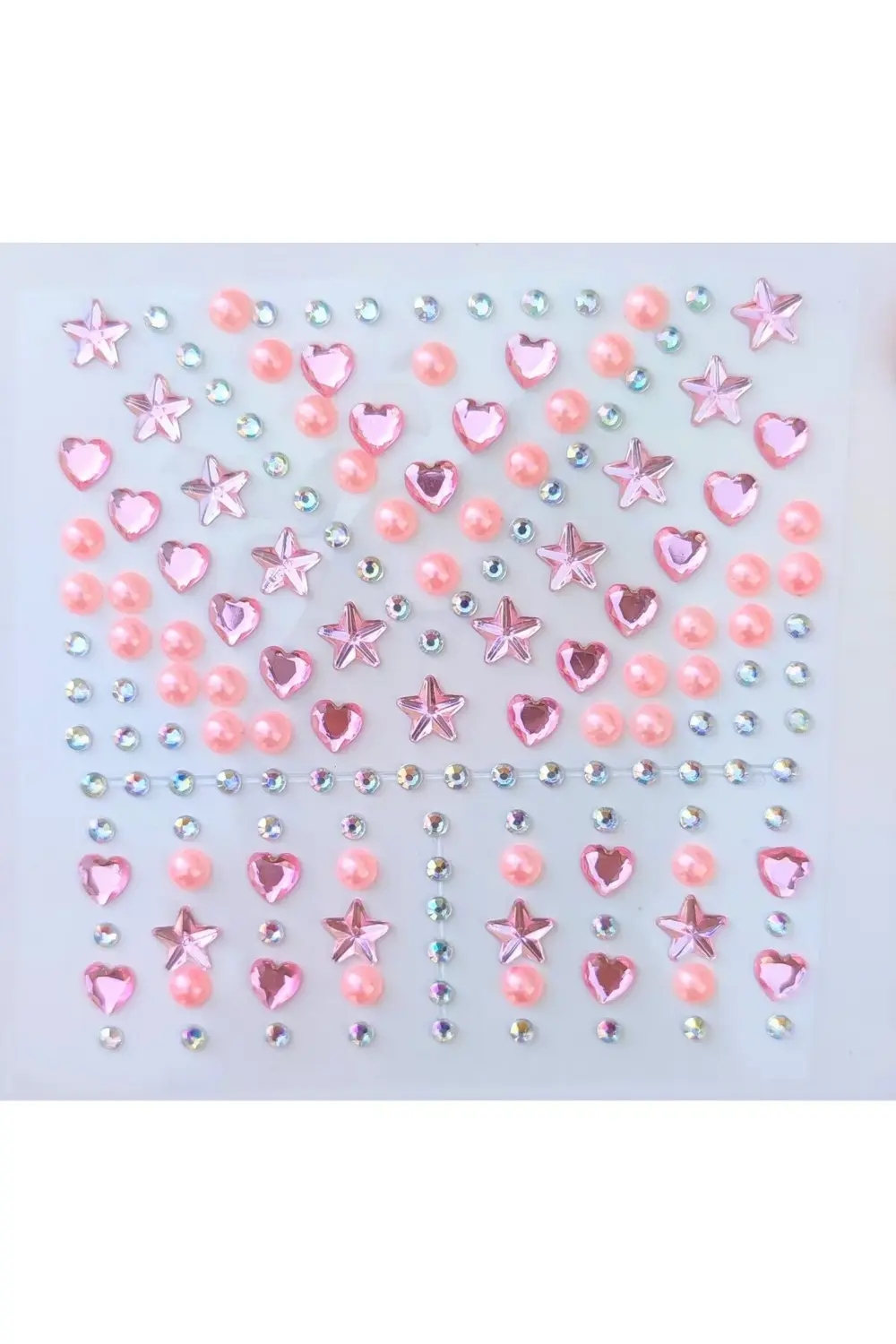 Beyaz Inci, Yıldız, Kalpli Model 159 Adet Işıltılı Yüz Ve Vücut T
