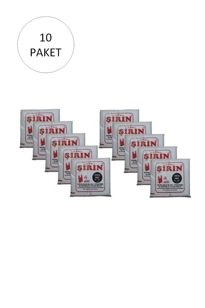 Beyaz Kalın Atlet Poşet Orta Boy 28x50 Cm - 10 Paket (Takriben 750 Adet) | Hışır Poşet Fiyatı, Yorumları ve Özellikleri