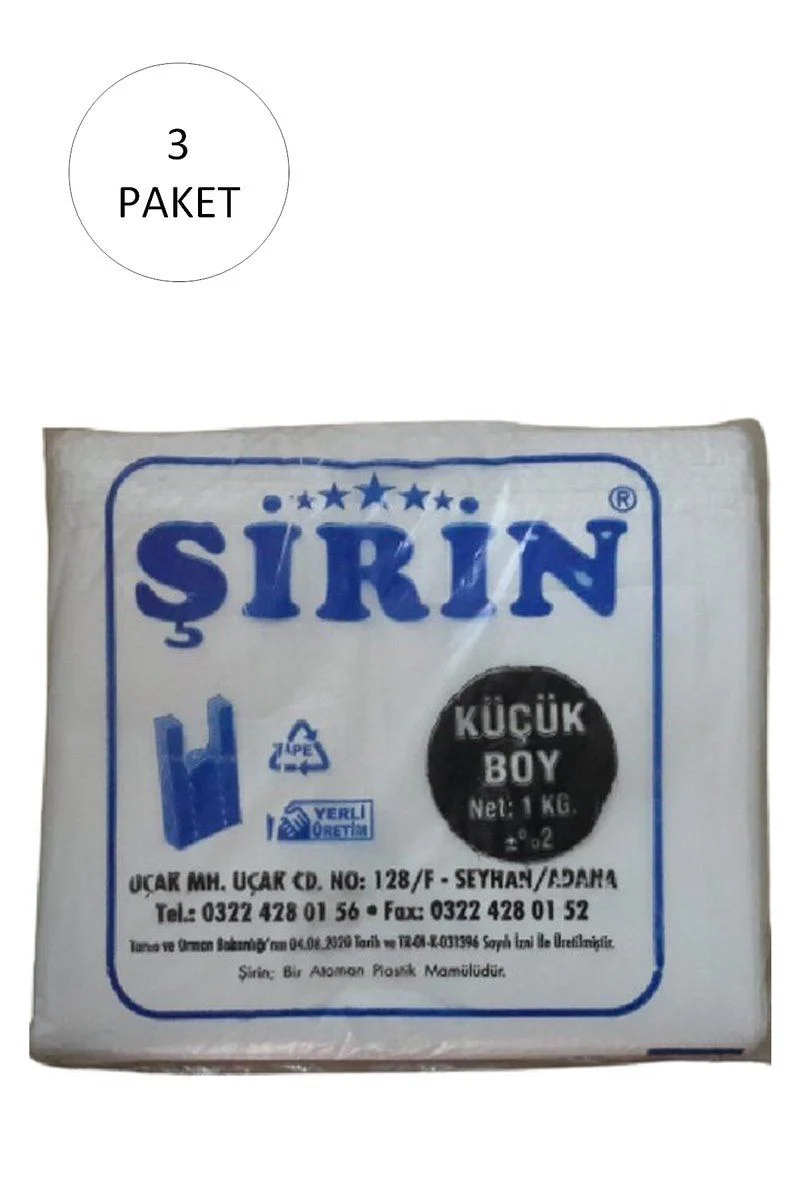 Beyaz Kalın Atlet Poşet Küçük Boy 25x45 Cm 3 Paket – 330 Adet Fiyatı, Yorumları ve Özellikleri