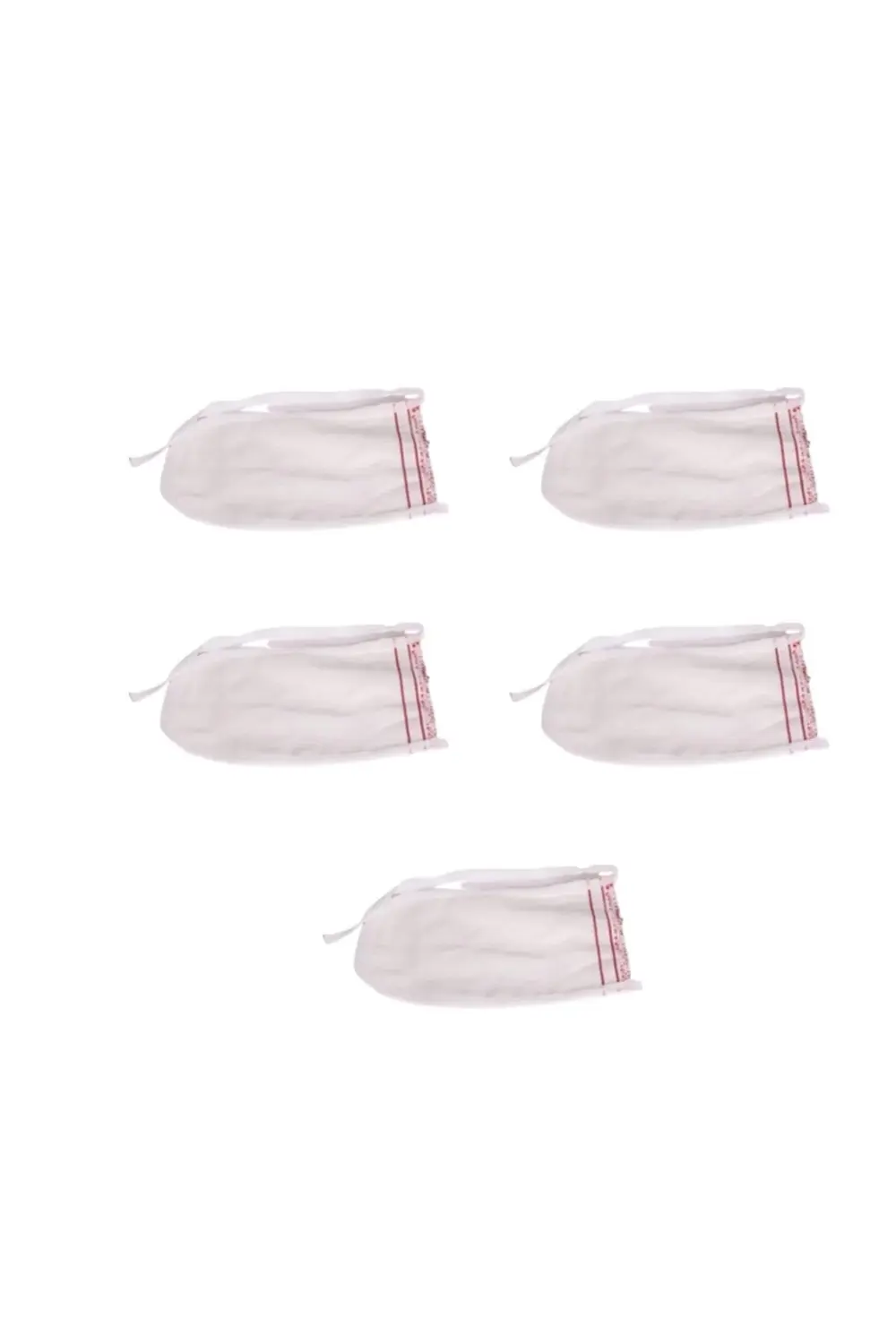 Beyaz Kalın Hamam Kesesi 5 Adet