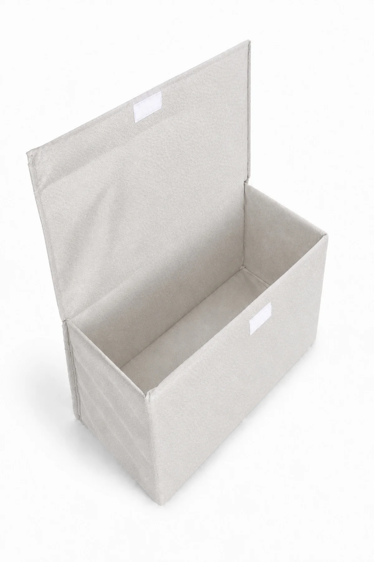 Beyaz Kapaklı Dolap İçi Düzenleyici, Katlanabilir Kıyafet Saklama Kutusu, Raf Düzenleyici Organizer Large 40x20x20cm Beyaz Kapaklı Dolap İçi Düzenleyici, Katlanabilir Kıyafet Saklama Kutusu, Raf Düzenleyici Organizer Large 40x20x20cm