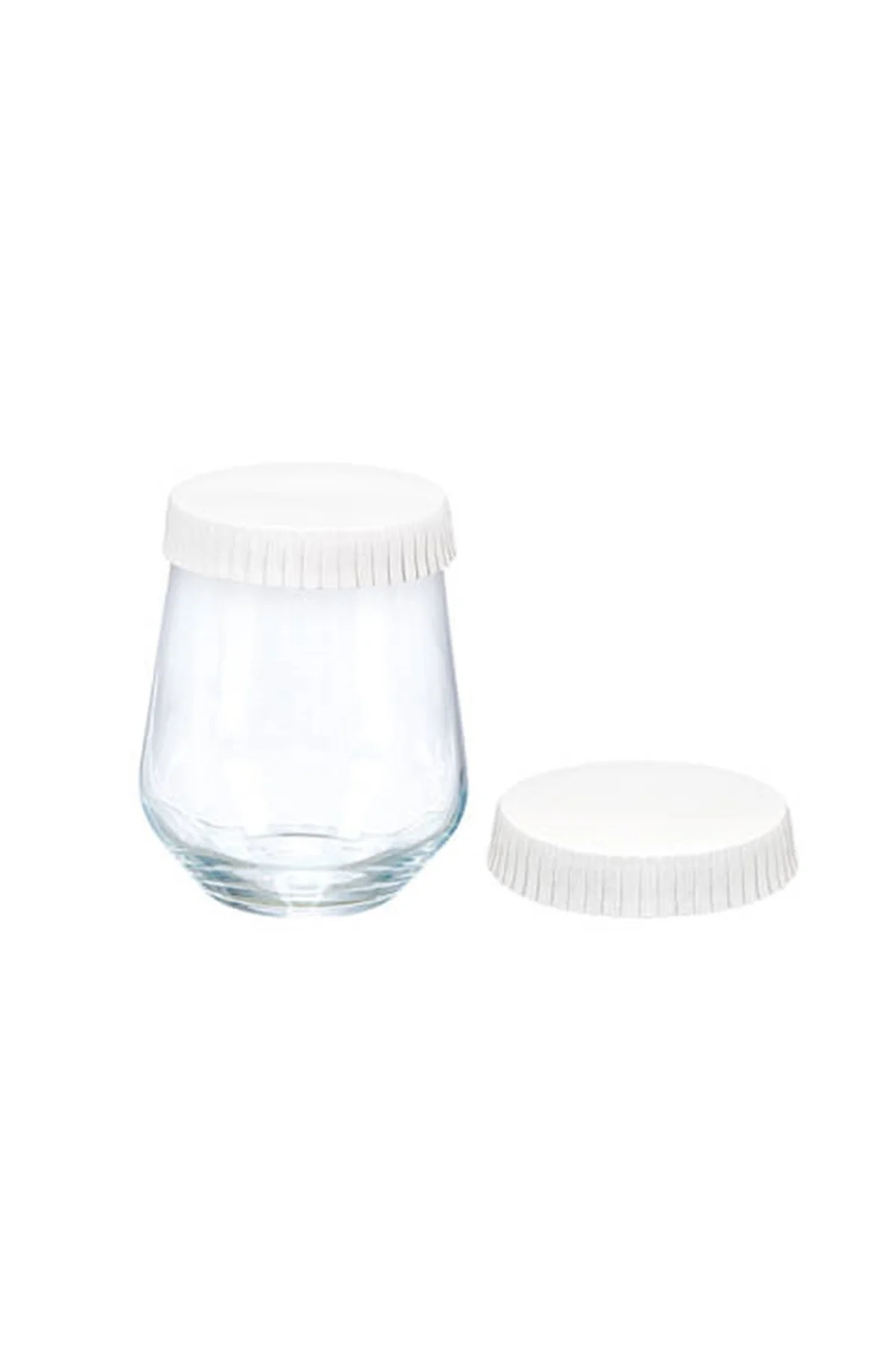 Beyaz Karton Bardak Kapak Tıkacı Kağıt Bardak Kapağı 80mm 100 Ade