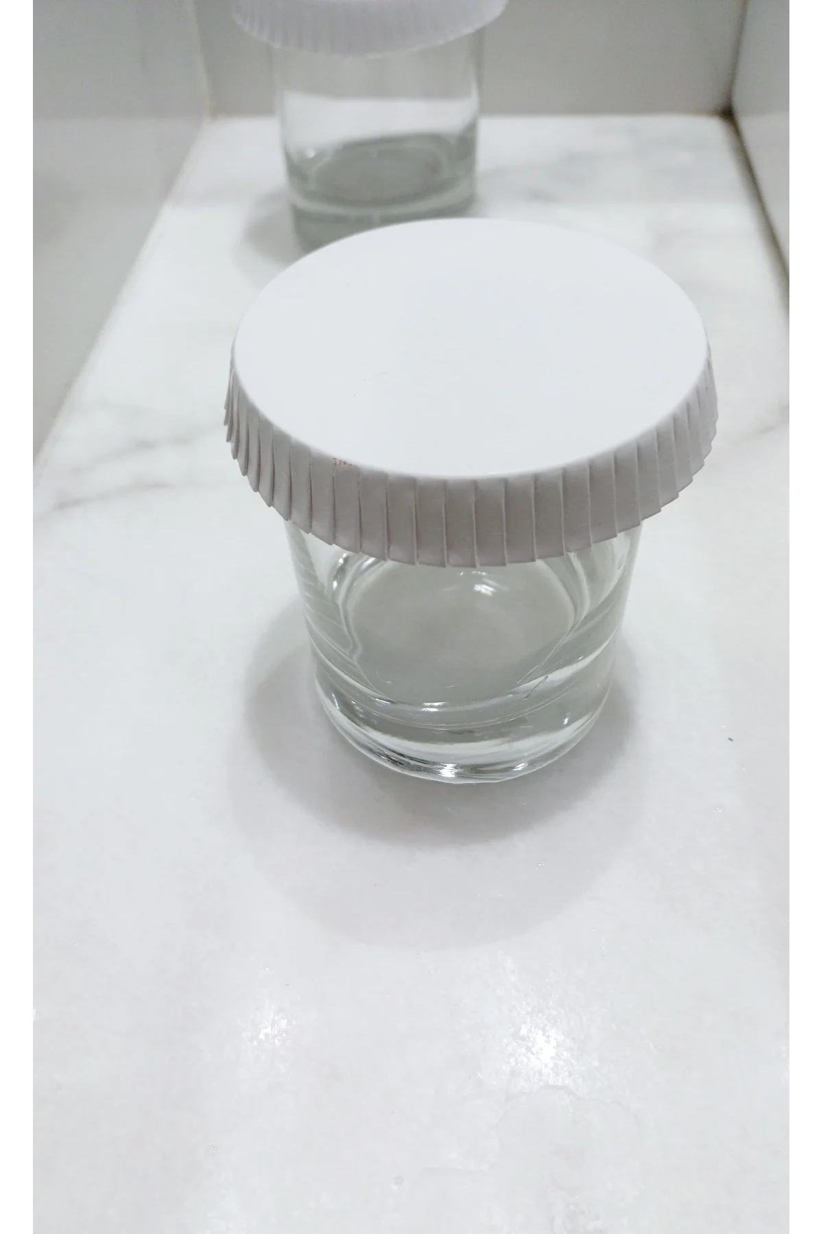 Beyaz Karton Bardak Kapak Tıkacı Kağıt Bardak Kapağı 80mm 100 Ade