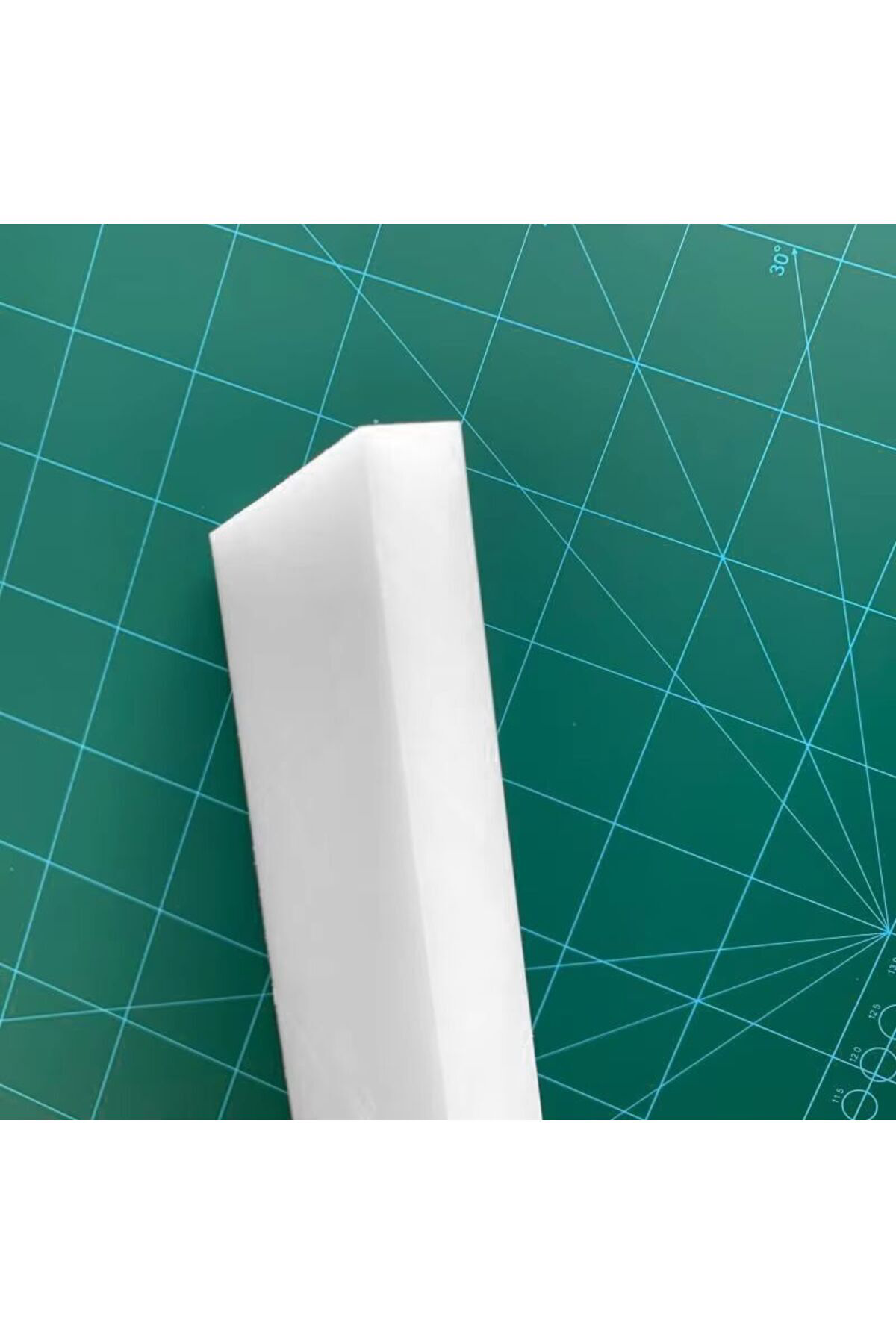 Tuhafiyecimiz Beyaz Kesme Tahtası, Polietilen, 20Mm (2Cm Kalınlık) Kesim Takozu