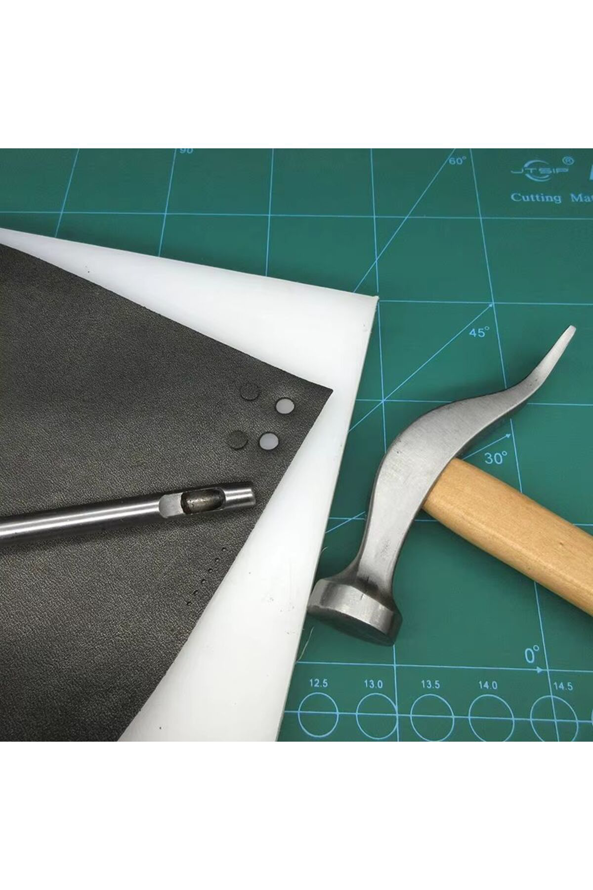 Tuhafiyecimiz Beyaz Kesme Tahtası, Polietilen, 20Mm (2Cm Kalınlık) Kesim Takozu