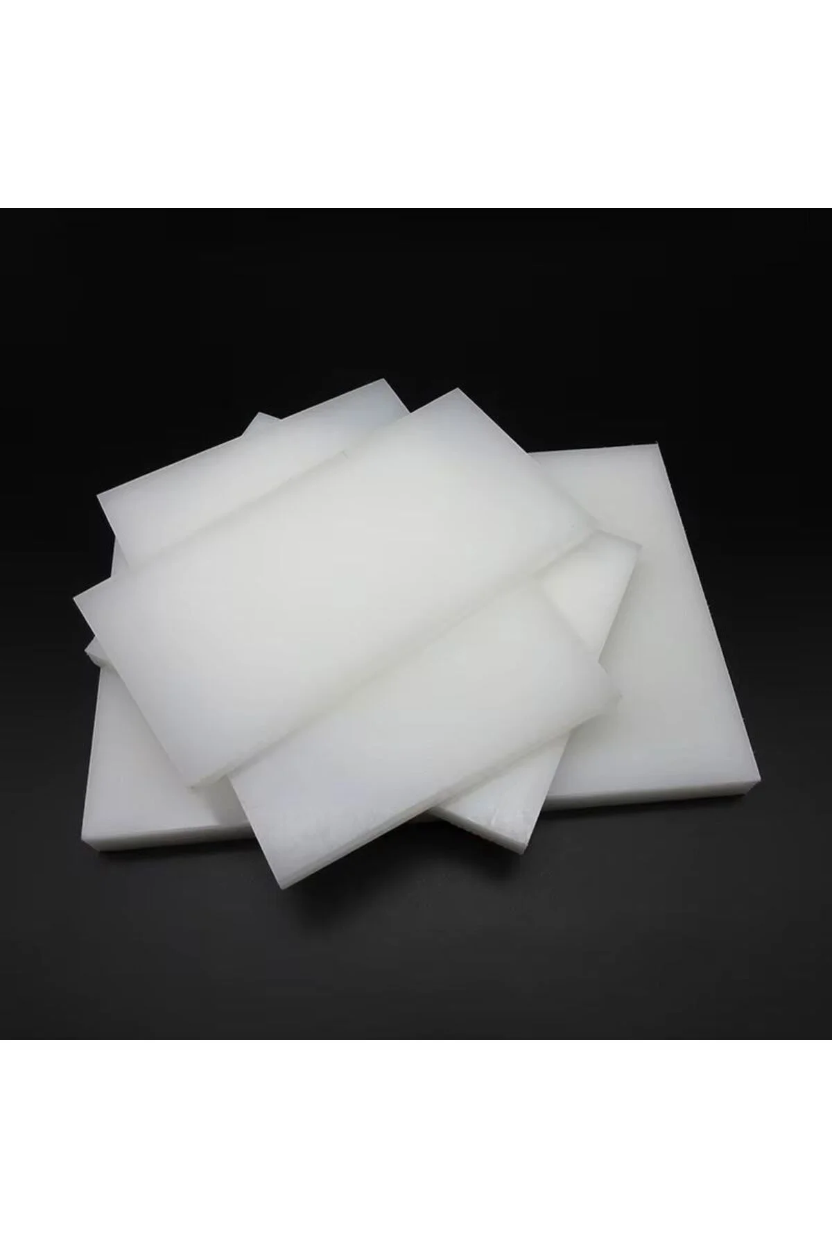 Beyaz Kesme Tahtası, Polietilen, 20mm (2cm Kalınlık) Kesim Takozu