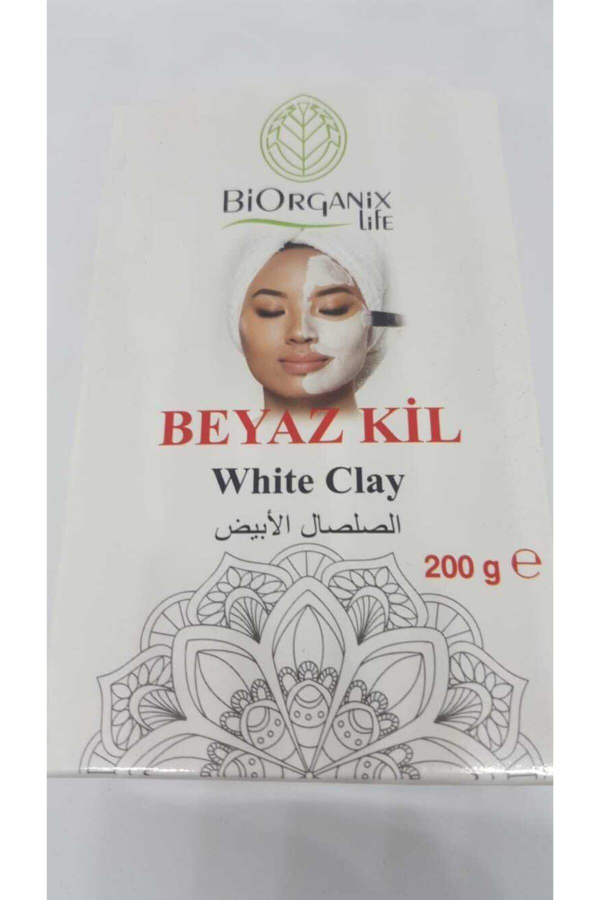 Beyaz Kil Maskesi 200 Gr