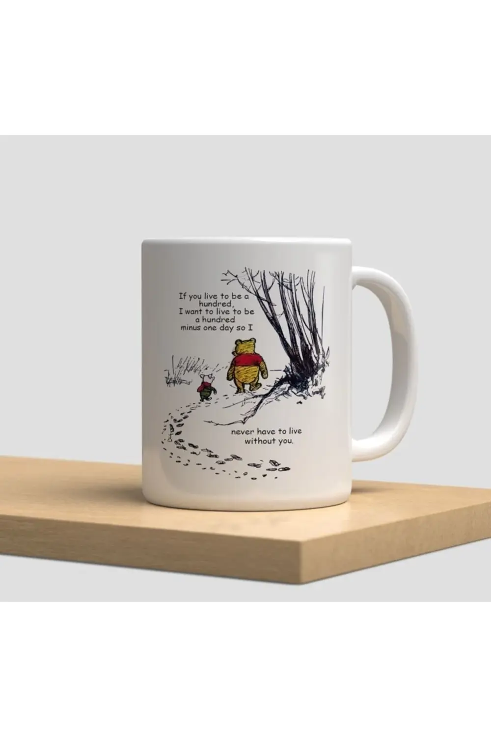 Beyaz Kupa Bardak A107 Snoopy Arkadaşlık Dostluk Kardeşlik Aşk Se