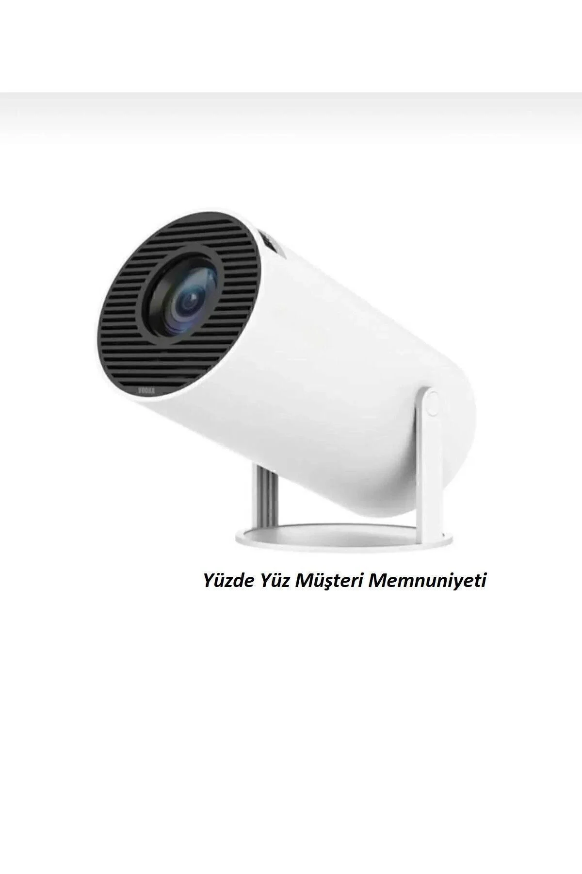 Beyaz LED projeksiyon cihazı HD çözünürlük 2000:1 kontrast 200 ansilümen wifi bluetooth