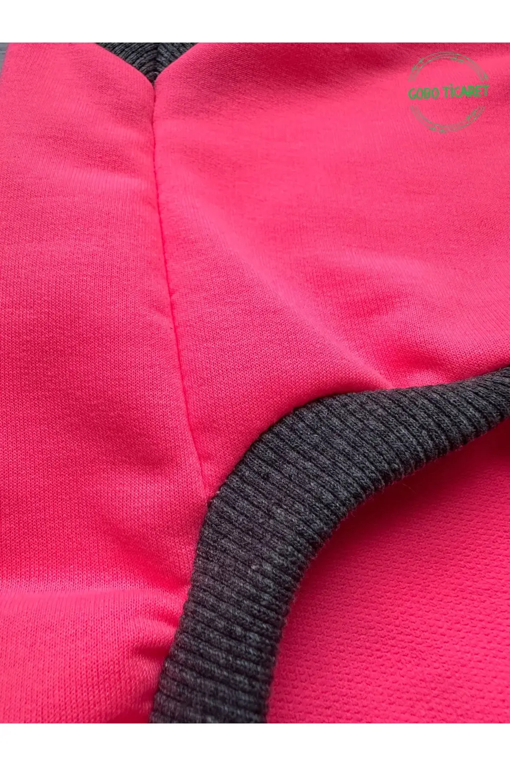 Beyaz Maymun Aksesuarlı Fosforlu Pembe Kedi Köpek Kıyafeti Elbise