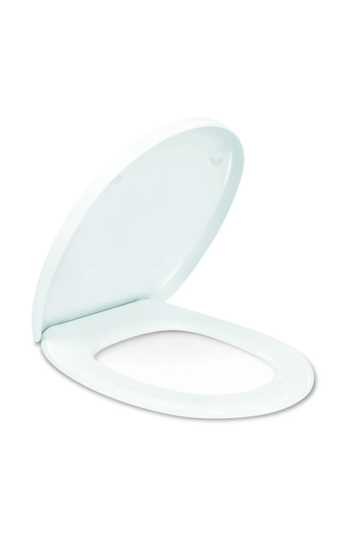 Beyaz Mermer Desenli Klozet Kapağı