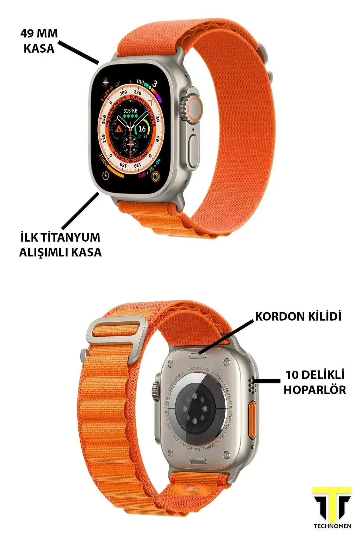 Beyaz Metal Kordonlu Akıllı Saat - Nabız, Uyku Takibi, GPS ve Suya Dayanıklı Spor Saati