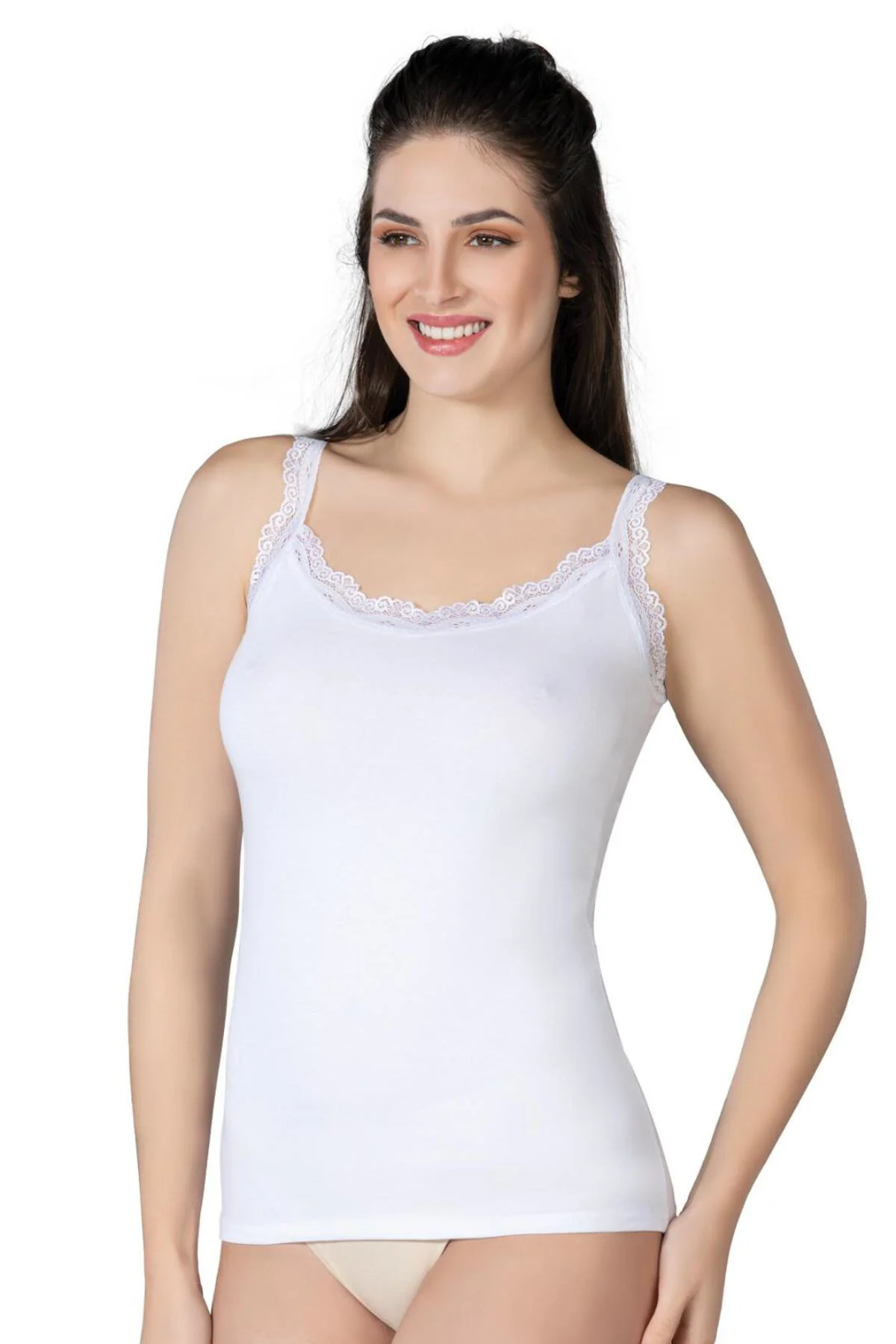 BEYAZ MI 1411 Modal Cotton Dantelli Atlet BEYAZ MI 1411 Modal Cotton Dantelli Atlet