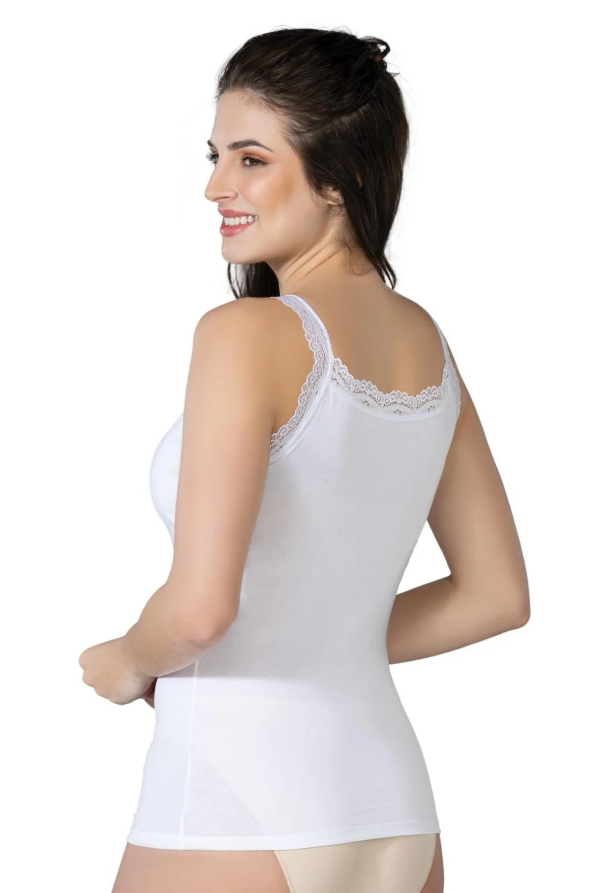 BEYAZ MI 1411 Modal Cotton Dantelli Atlet BEYAZ MI 1411 Modal Cotton Dantelli Atlet