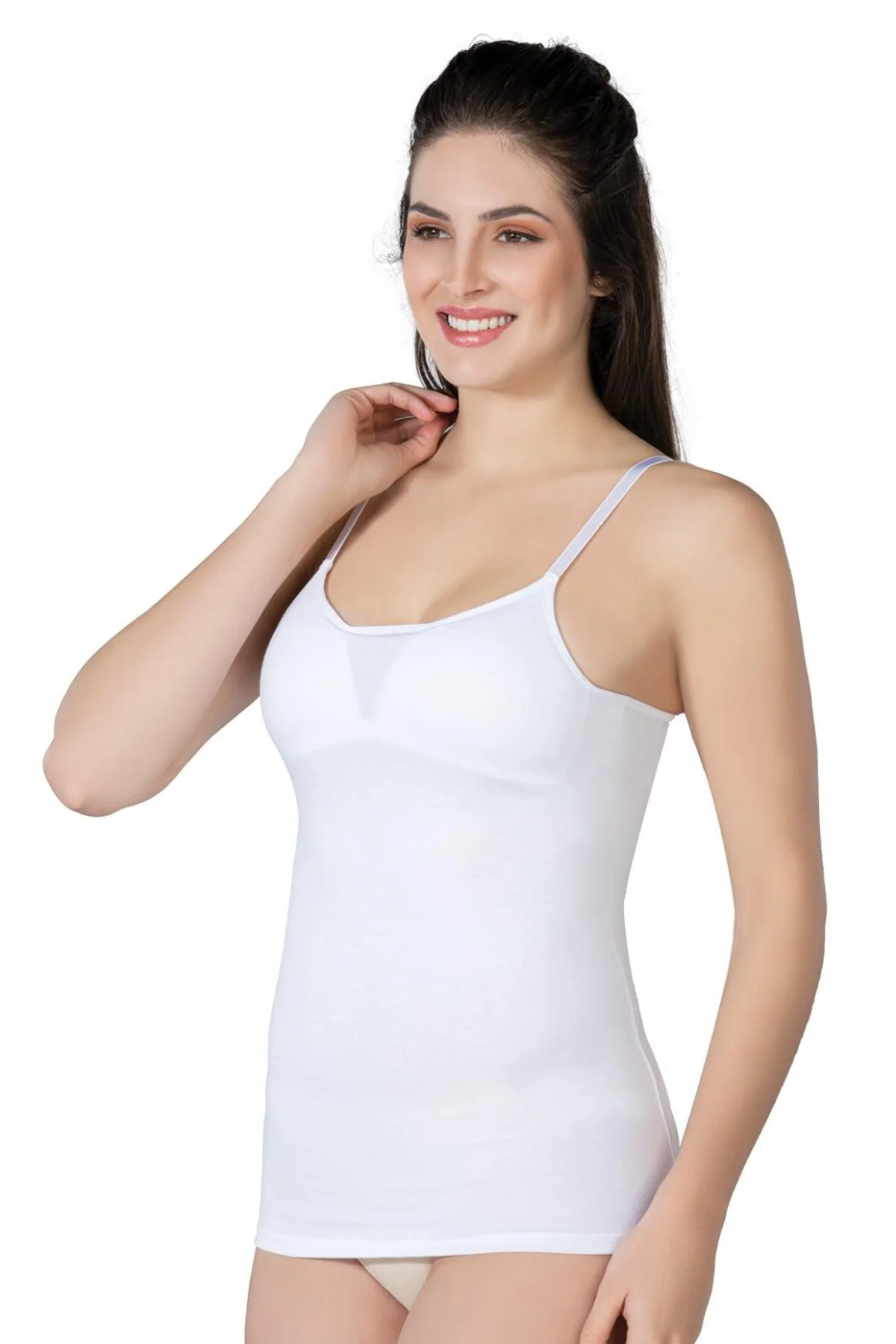 BEYAZ MI 1412 Modal Cotton Kaplı Atlet