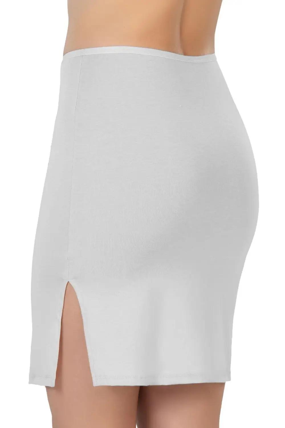 BEYAZ MI 1438 Modal Cotton Midi Jupon