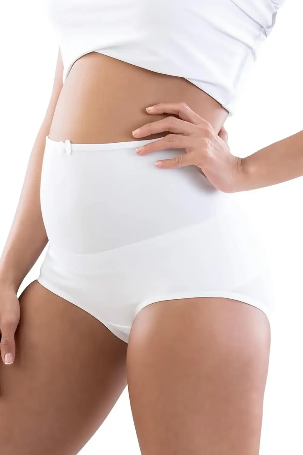 Beyaz Mı Emay 2810 Cotton Hamile Külot Korse