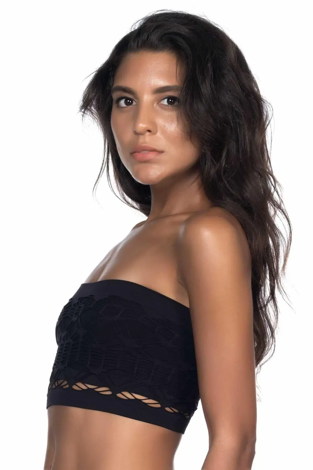 Beyaz Mı Emay 4050 Double Örgü Toparlayıcı Straplez Büstiyer