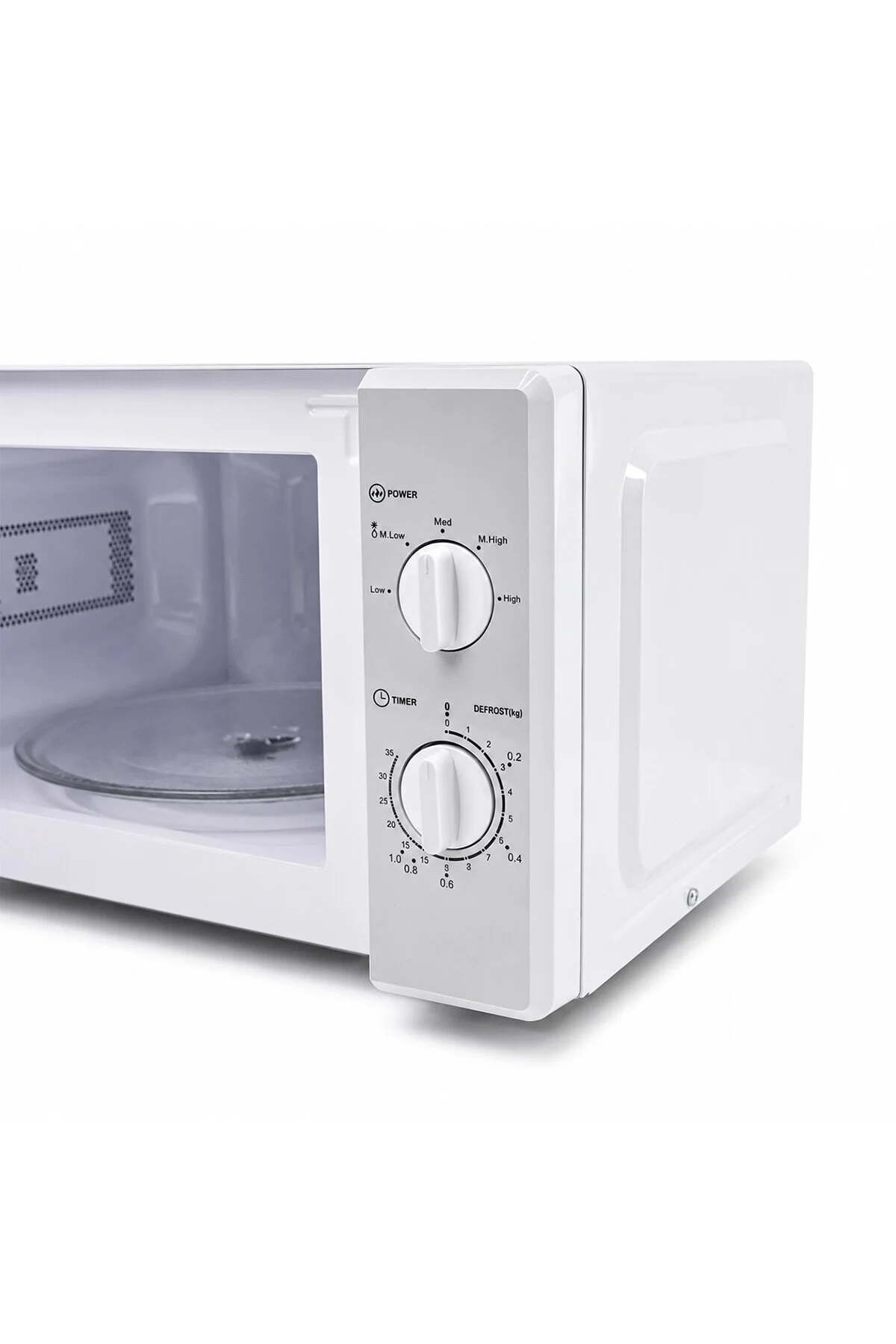 Beyaz Mikrodalga Fırın - Klasik Ön Panel - 20 Litre Kapasite Beyaz Mikrodalga Fırın - Klasik Ön Panel - 20 Litre Kapasite - Görsel 4