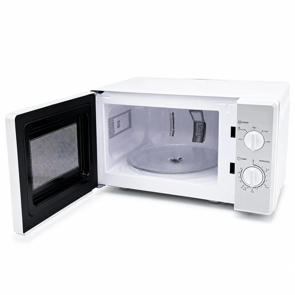Beyaz Mikrodalga Fırın - Klasik Ön Panel - 20 Litre Kapasite Beyaz Mikrodalga Fırın - Klasik Ön Panel - 20 Litre Kapasite
