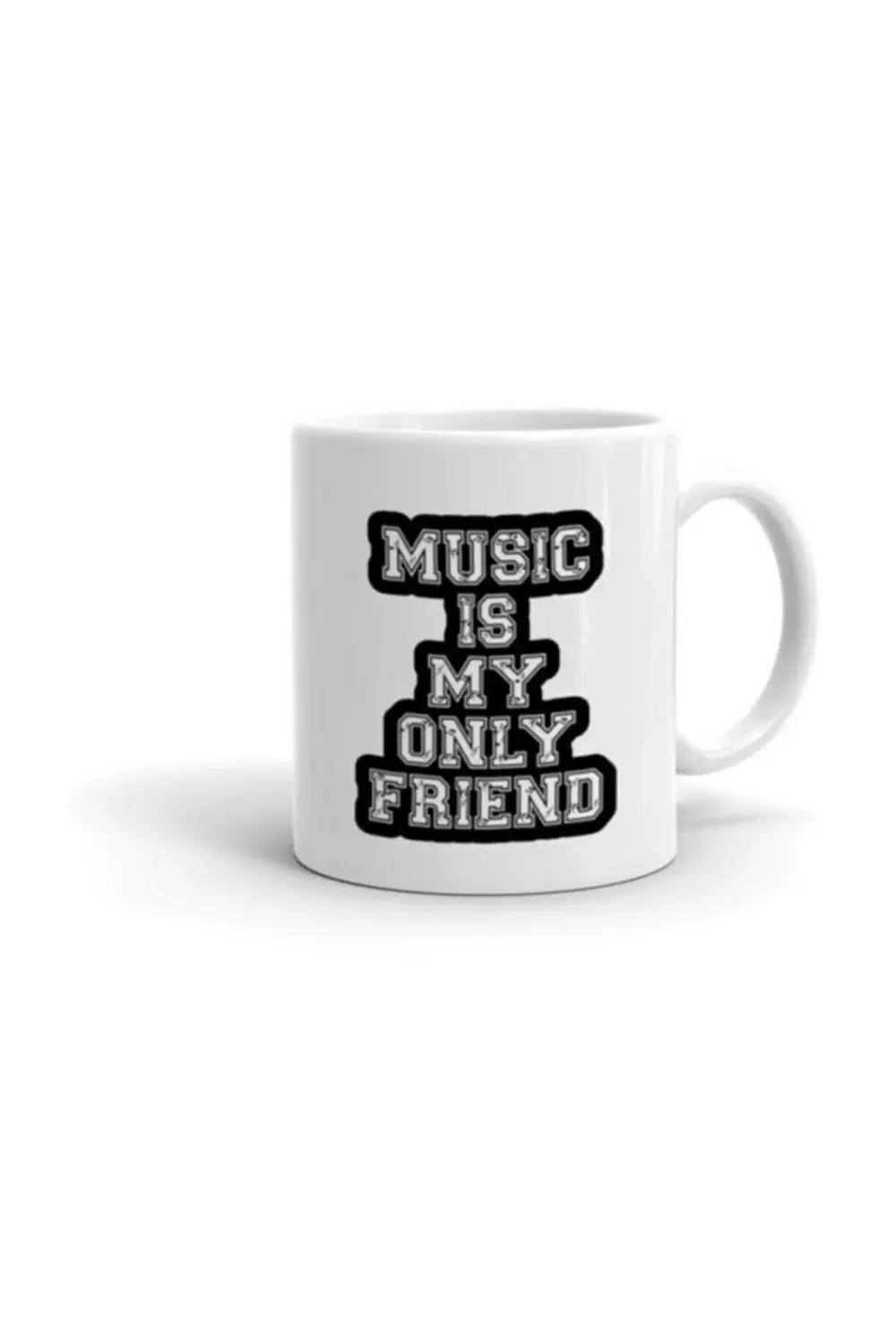 Beyaz Müzik Benim Tek Arkadaşım Baskılı Kupa