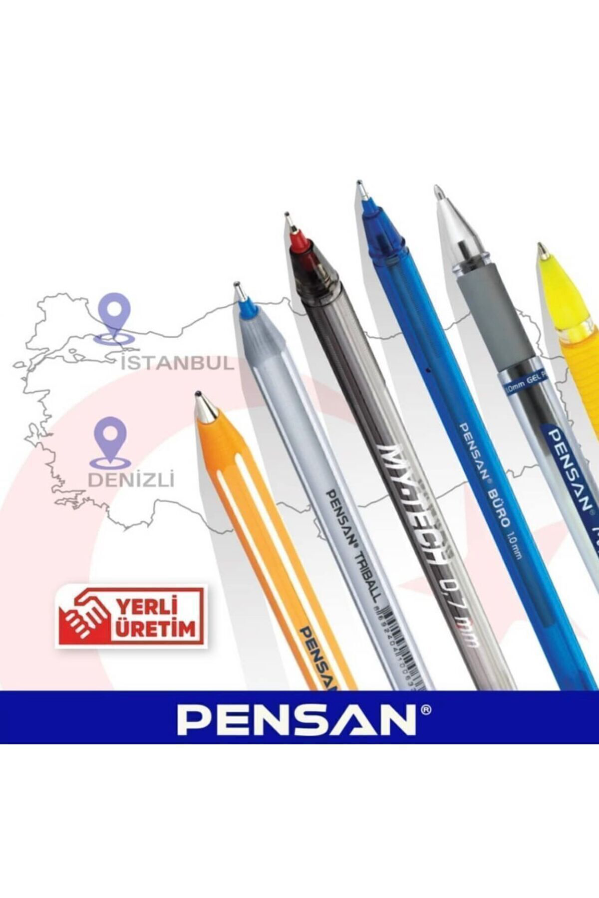 Beyaz Neon Tükenmez Kalem Jel 1.0 Mm (2 Adet)