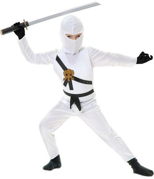 Beyaz Ninja Kostümü