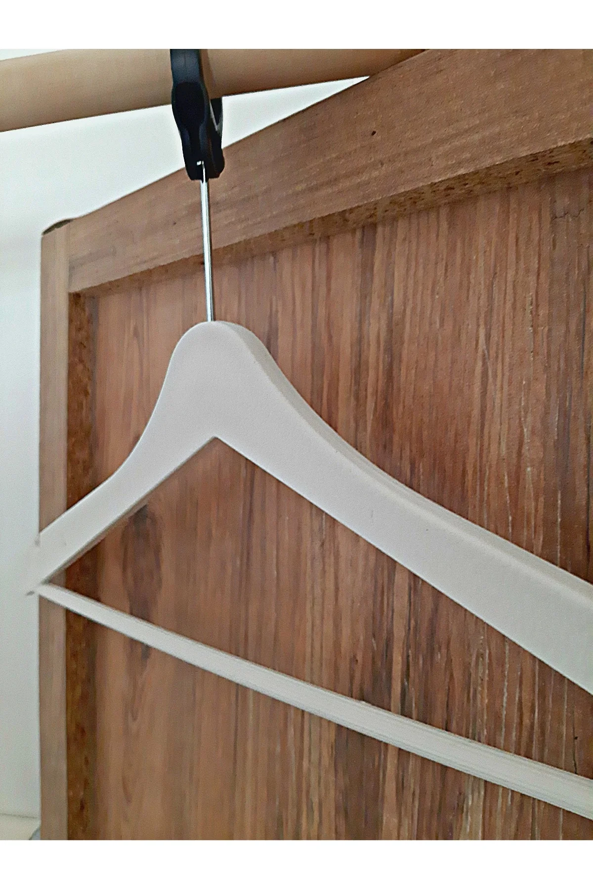 Beyaz Otel Askısı Kalın Beyaz Otel Askısı