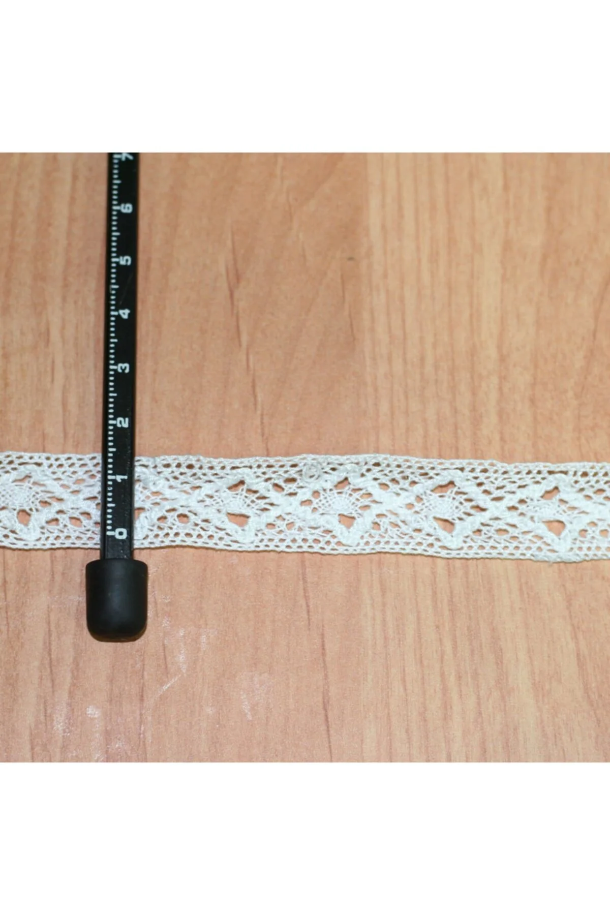 Beyaz Pamuk Dantel 19 mm