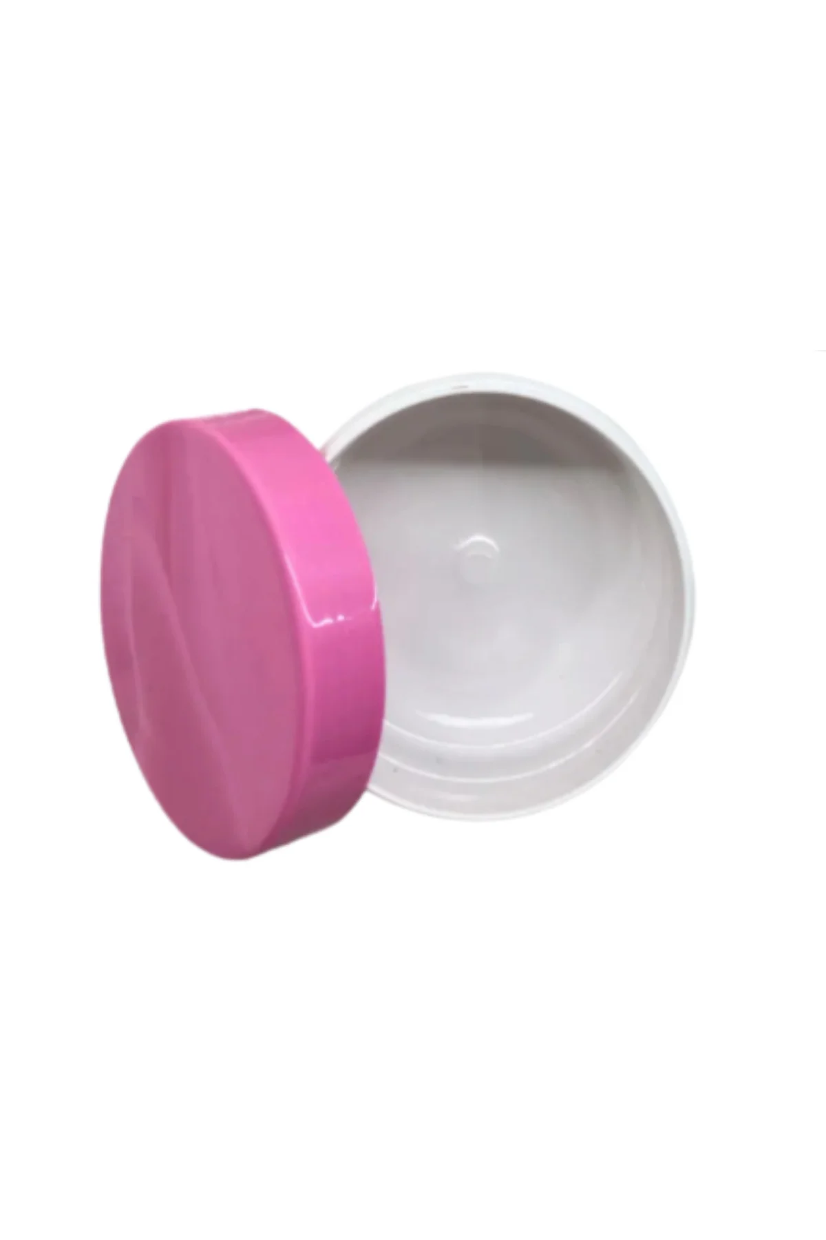 Beyaz Pembe Boş Krem Kutusu 25 Ml Seyahat Boy Mini Organizer Şamp