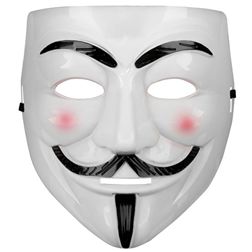 Just Cheap Store Beyaz Pembe Yanakli V For Vendetta Maskesi