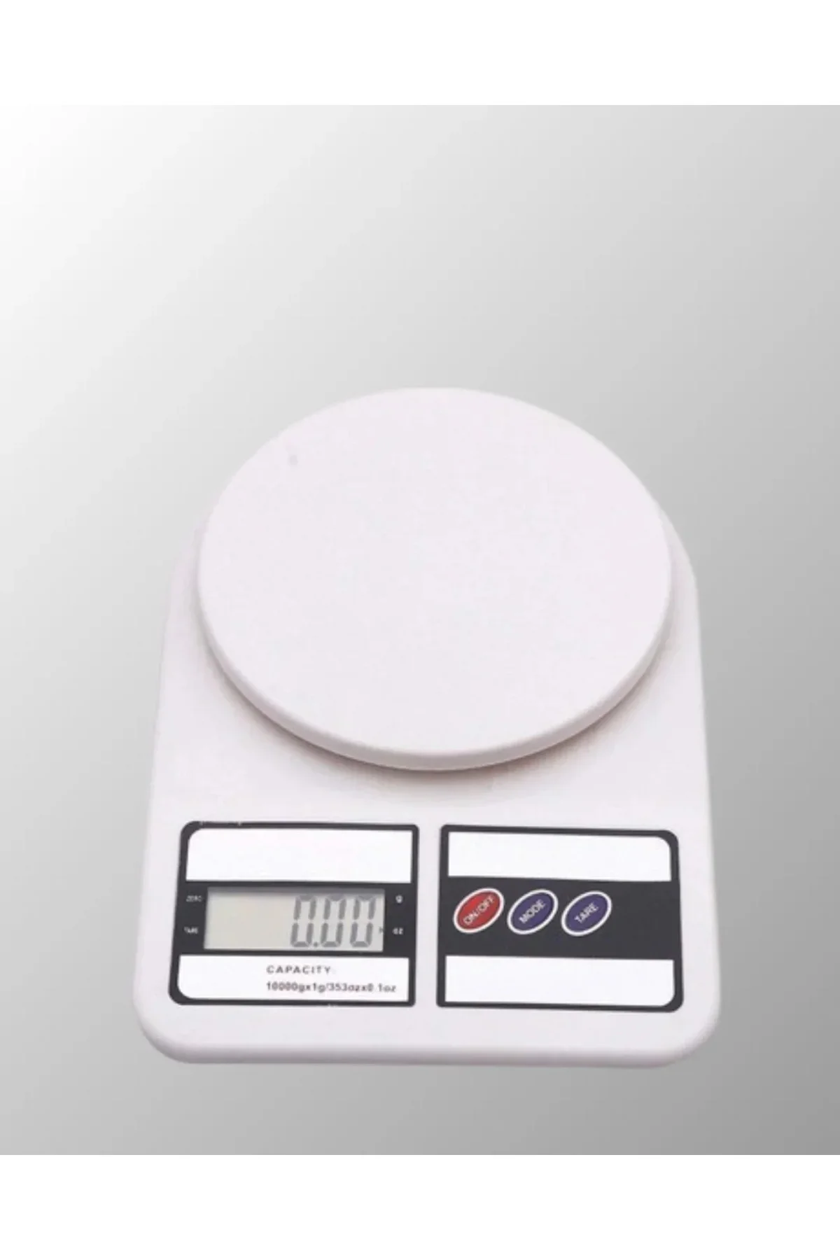 Beyaz Plastik Dijital Mutfak Tartısı – 24x16.8x1.5cm Beyaz Plastik Dijital Mutfak Tartısı – 24x16.8x1.5cm