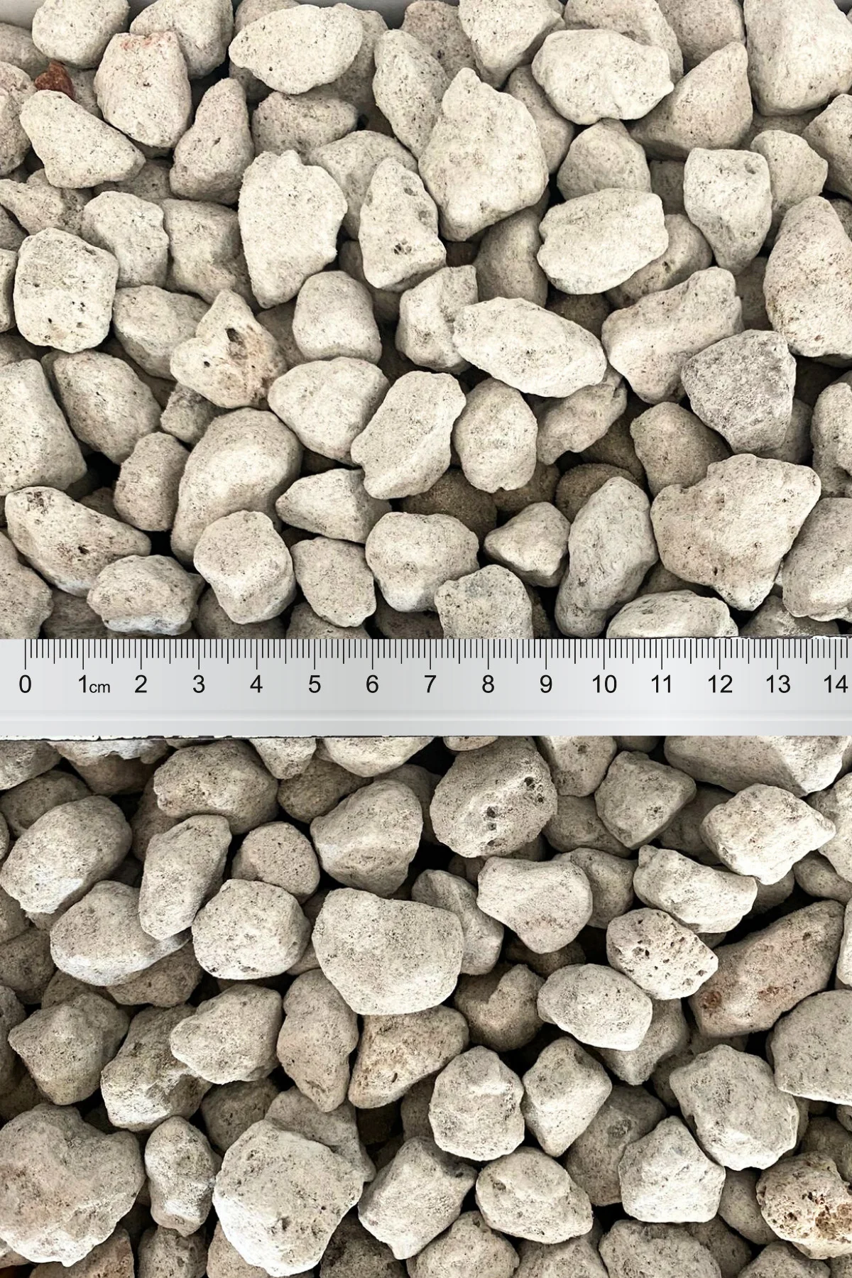 Beyaz Pomza Taşı 15-25 Mm 30 Litre - 15 KG Volkanik Cürüf Ponza Lav Kırığı