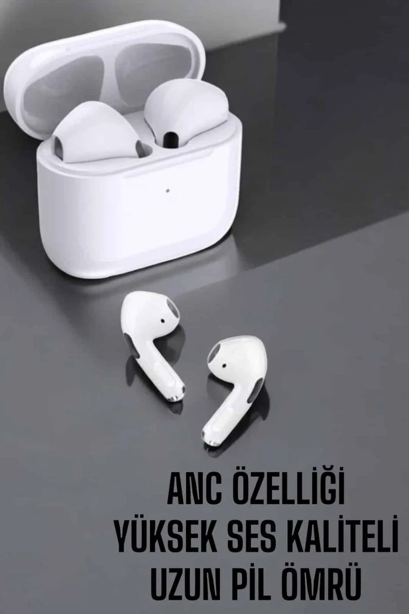 Beyaz Pro Bluetooth Kulaklık - Aktif Gürültü Önleme (ANC) ve Yüksek Ses Kalitesi