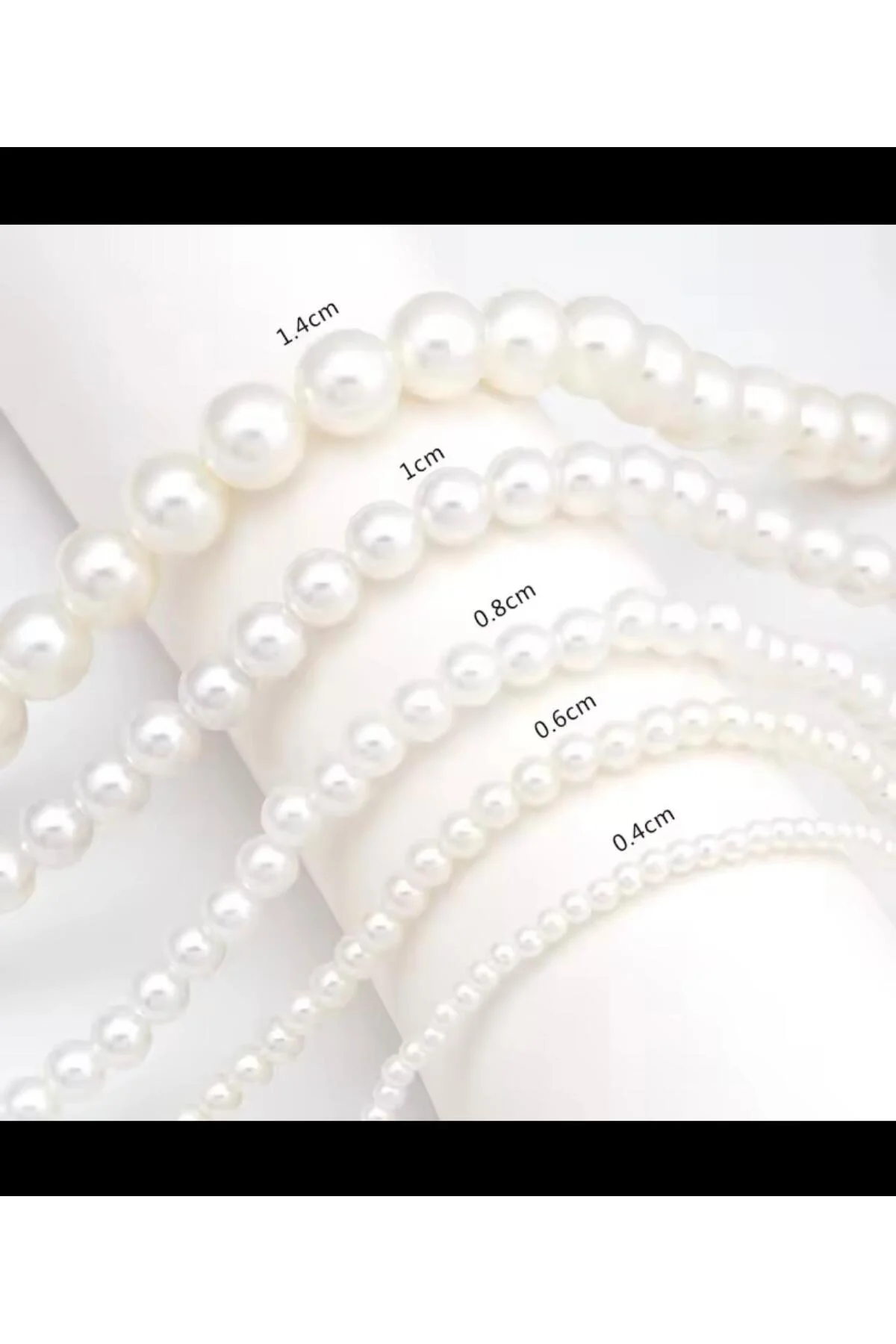 BEYAZ RENK 4 MM İNCİ ZARİF KOLYE BEYAZ RENK 4 MM İNCİ ZARİF KOLYE - Görsel 2