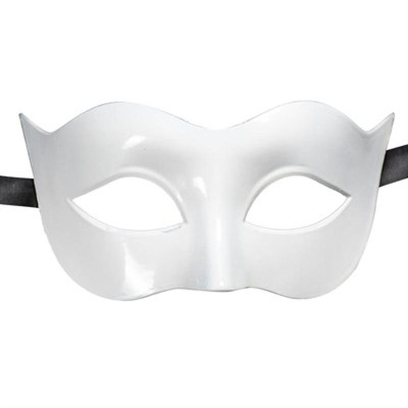 Beyaz Renk Masquerade Kostüm Partisi Venedik Balo Maskesi Beyaz Renk Masquerade Kostüm Partisi Venedik Balo Maskesi
