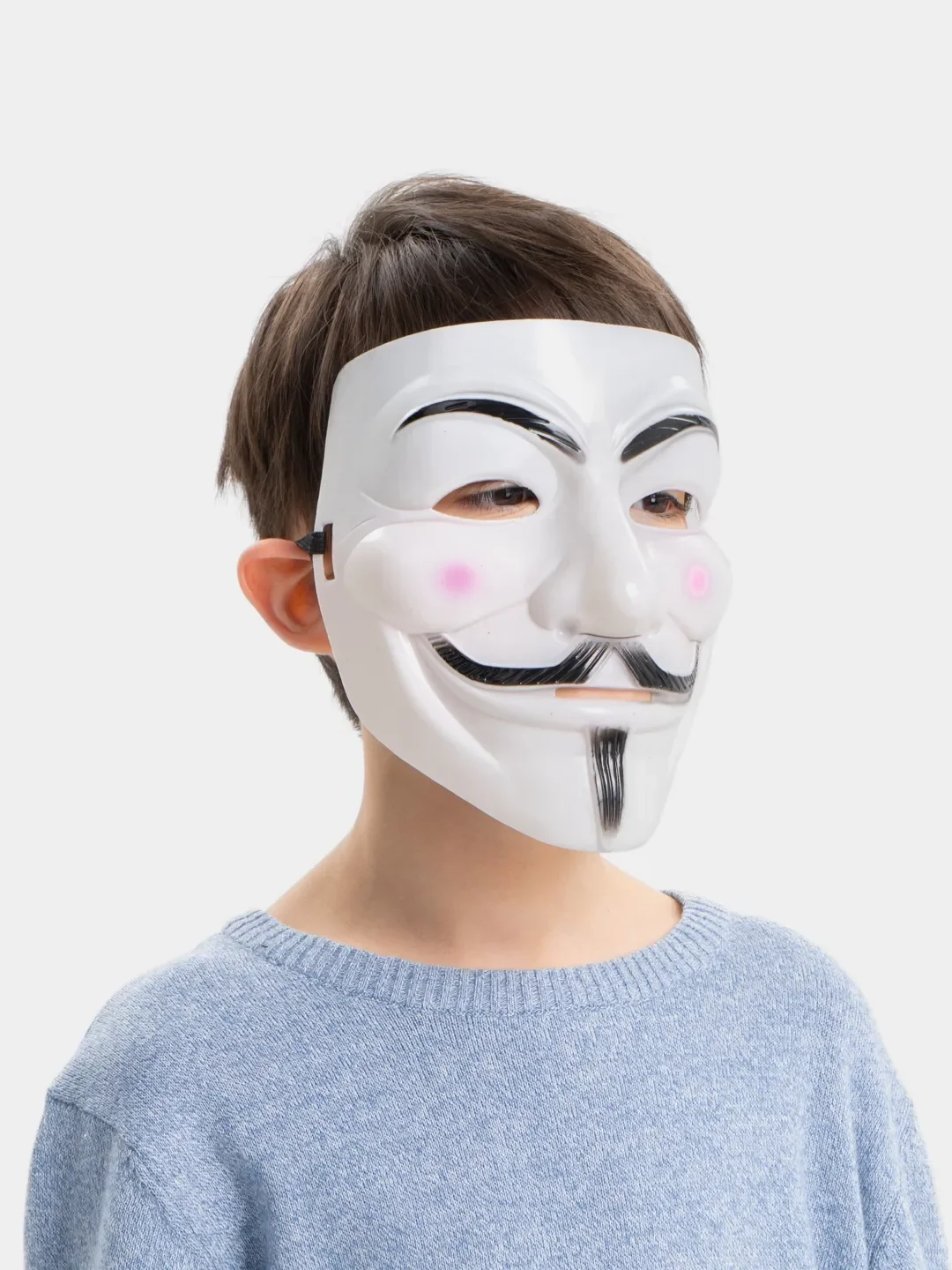 Beyaz Renk Pembe Yanaklı İthal V For Vendetta Maskesi Bx40 Fiyatı, Yorumları ve Özellikleri