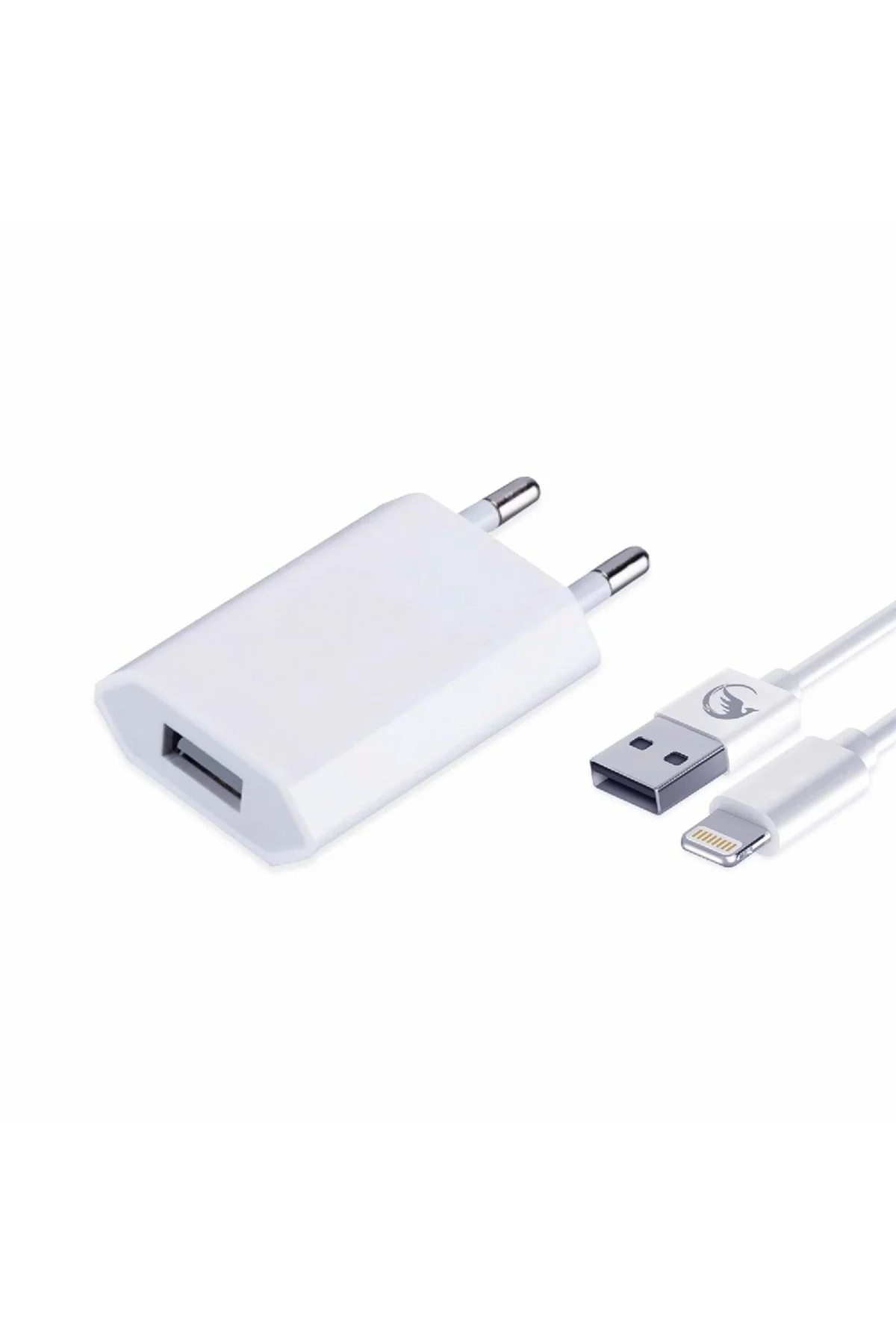 Beyaz Renkli USB Bağlantılı Cep Telefonu Şarj Kablosu İthalatçı Garantili 1 Yıl Garanti Süreli