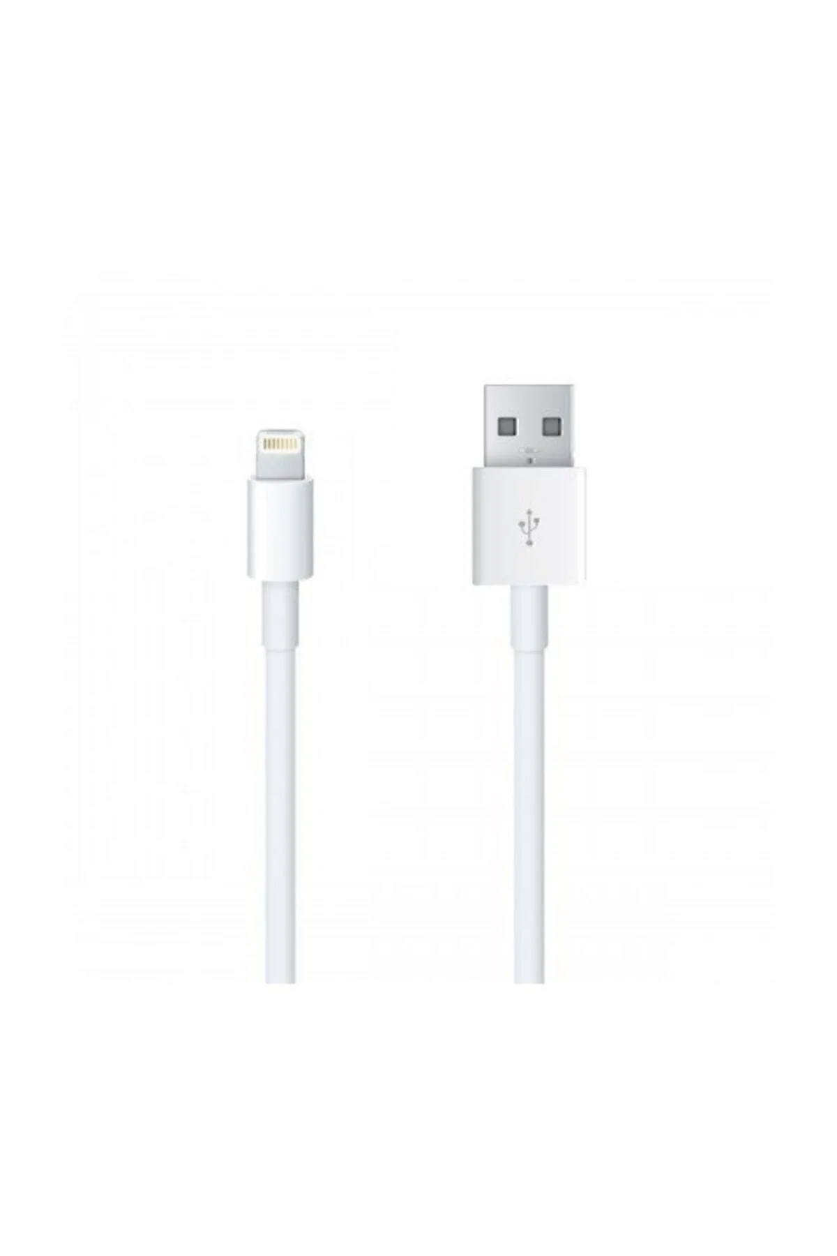 Beyaz Renkli USB Bağlantılı Cep Telefonu Şarj Kablosu İthalatçı Garantili 1 Yıl Garanti Süreli