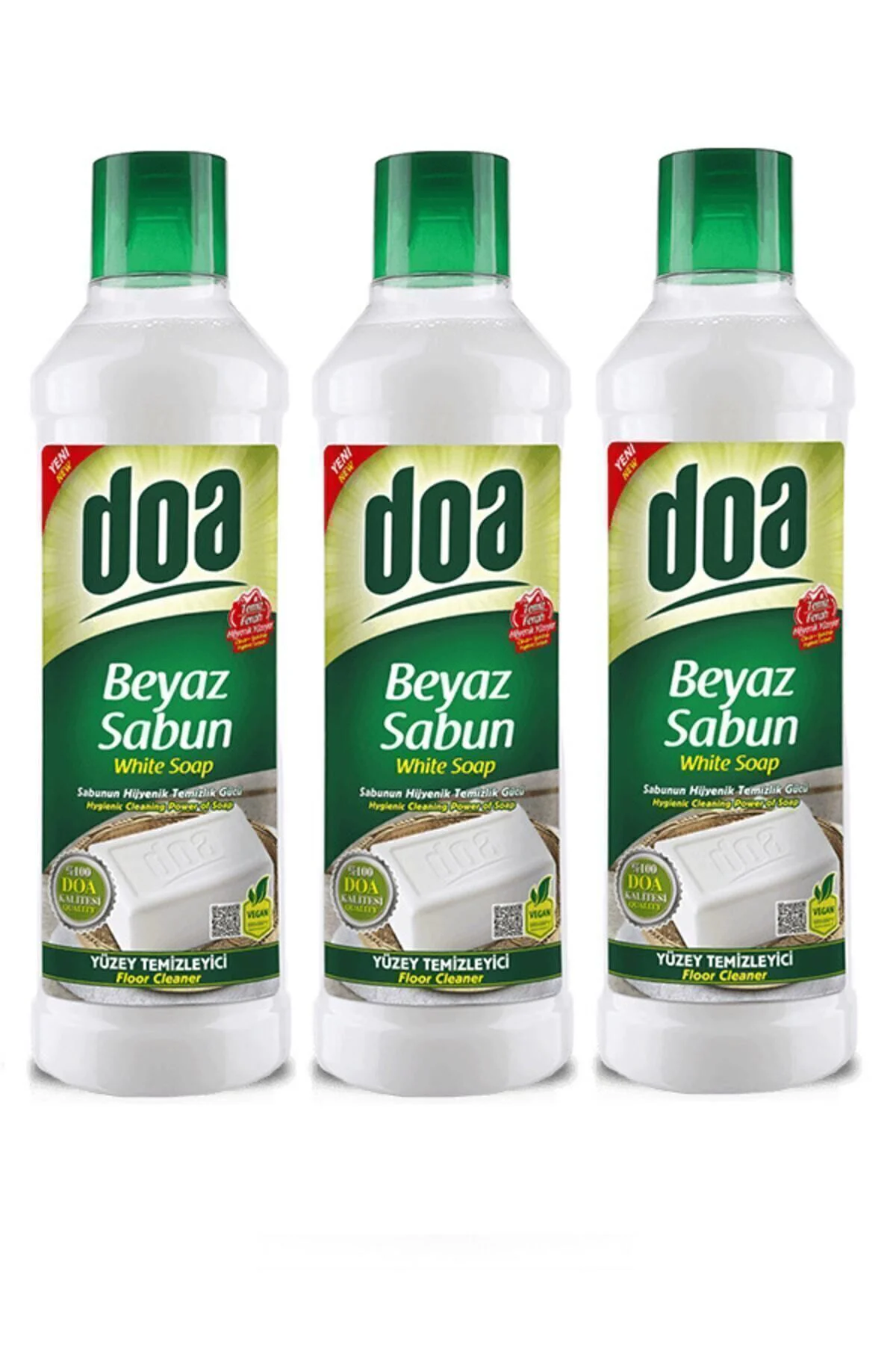 Beyaz Sabun Kokulu Yüzey Temizleyici 3x1000ml Fiyatı, Yorumları ve Özellikleri