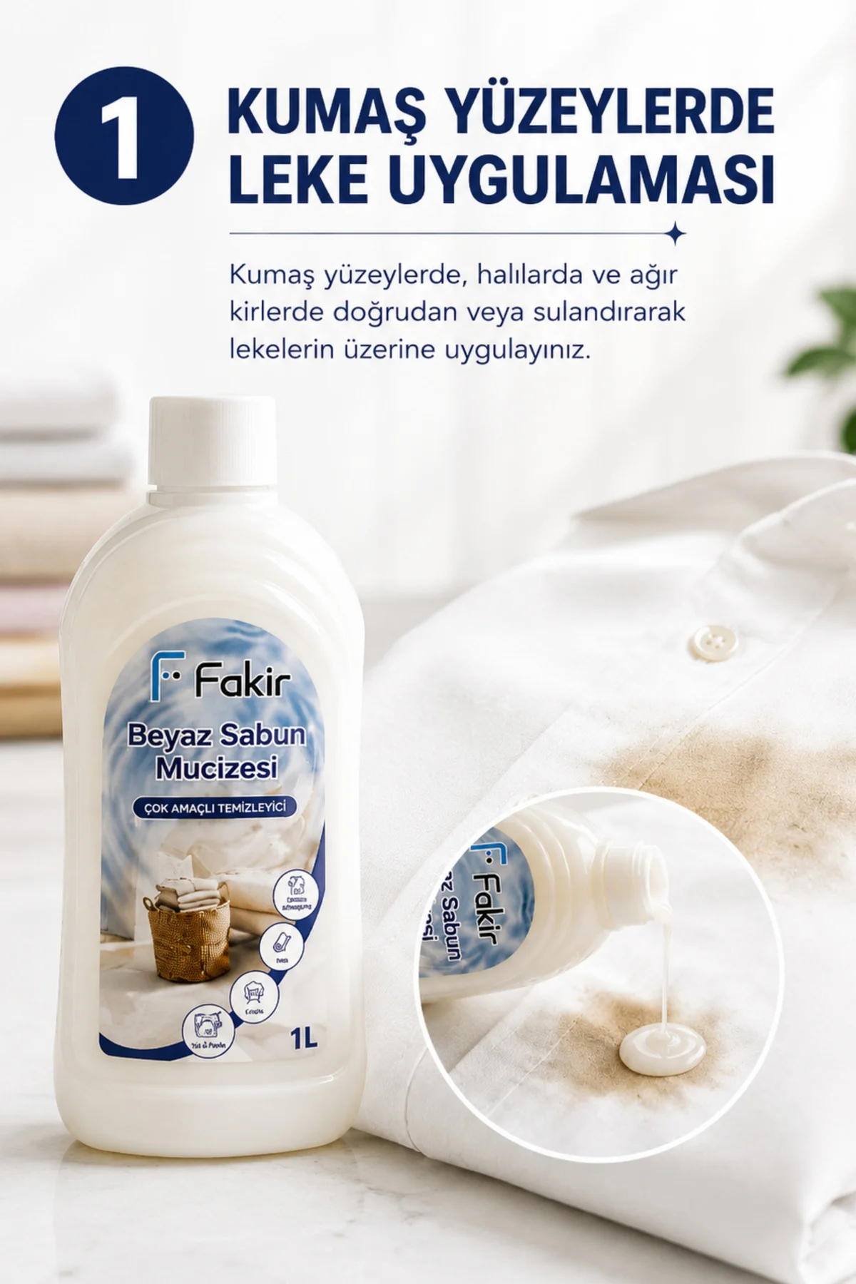 Beyaz Sabun Mucizesi Çok Amaçlı Temizleyici 1 Litre – Halı, Koltuk, Perde, Sert Zemin ve Hassas Çamaşırlar İçin Beyaz Sabun Mucizesi Çok Amaçlı Temizleyici 1 Litre – Halı, Koltuk, Perde, Sert Zemin ve Hassas Çamaşırlar İçin