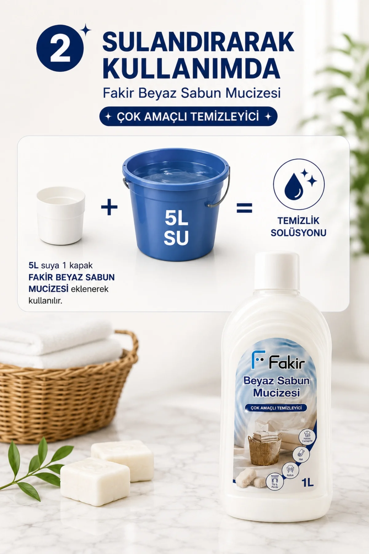 Beyaz Sabun Mucizesi Çok Amaçlı Temizleyici 1 Litre – Halı, Koltuk, Perde, Sert Zemin ve Hassas Çamaşırlar İçin Beyaz Sabun Mucizesi Çok Amaçlı Temizleyici 1 Litre – Halı, Koltuk, Perde, Sert Zemin ve Hassas Çamaşırlar İçin