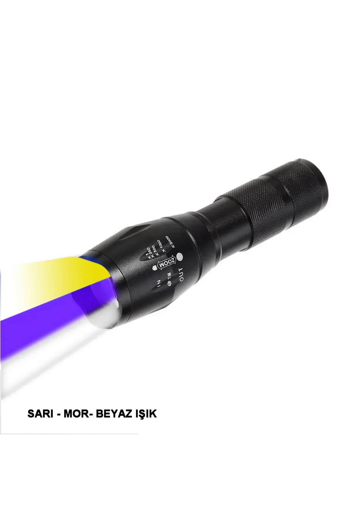 BEYAZ , SARI VE MOR RENK AYDINLATMA Q5 LED WATTON WT-610 Siyah
