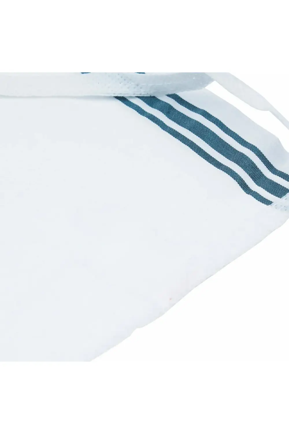 Beyaz Şerit Baskılı 5 Adet Peeling Hamam Banyo Kesesi 16 x 24 cm