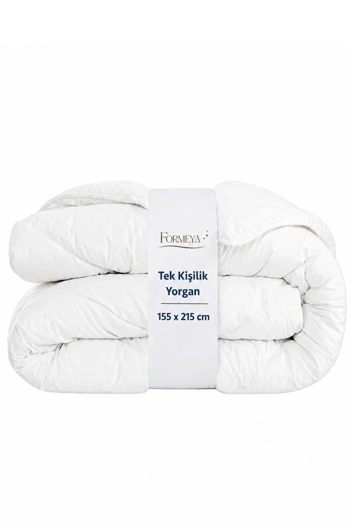 Beyaz Soft Dört Mevsim Tek Kişilik Yorgan 155*215 cm