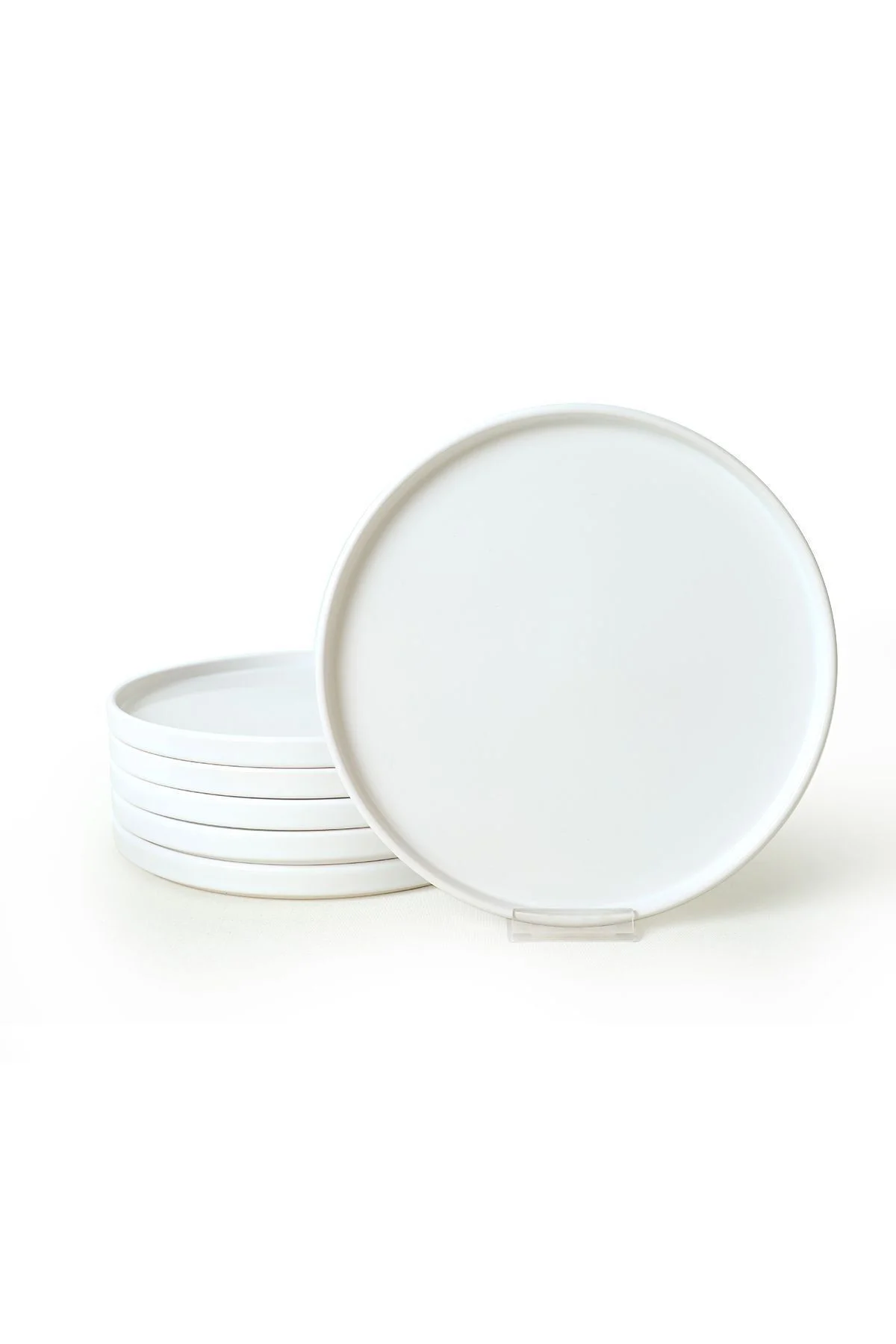 Beyaz Stackable Servis Tabağı 27 Cm 6 Adet 006