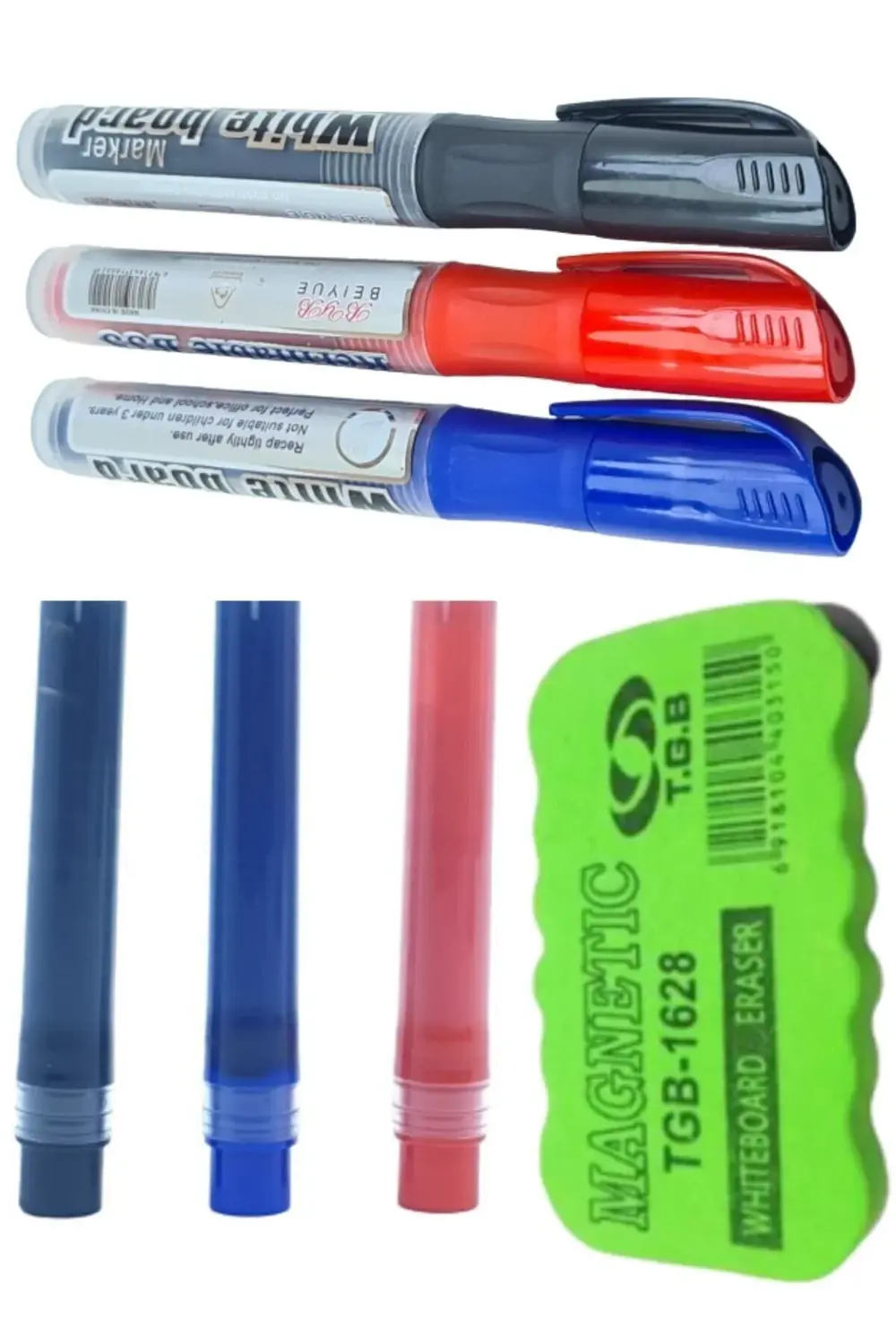 Beyaz Tahta Kalemi Seti, Kartuşlu Kalem, Kartuş, Beyaz Tahta Silg