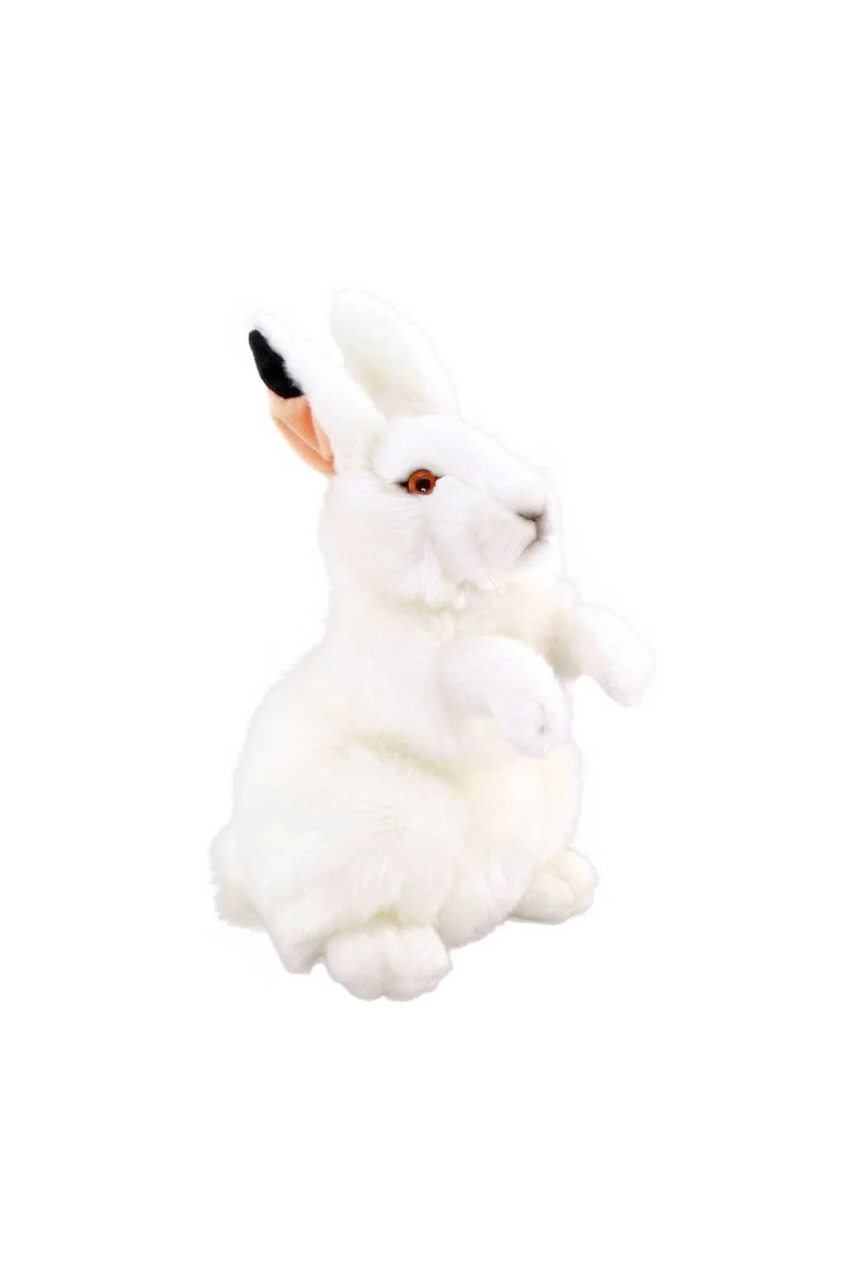 Beyaz Tavşan Peluş 28 cm