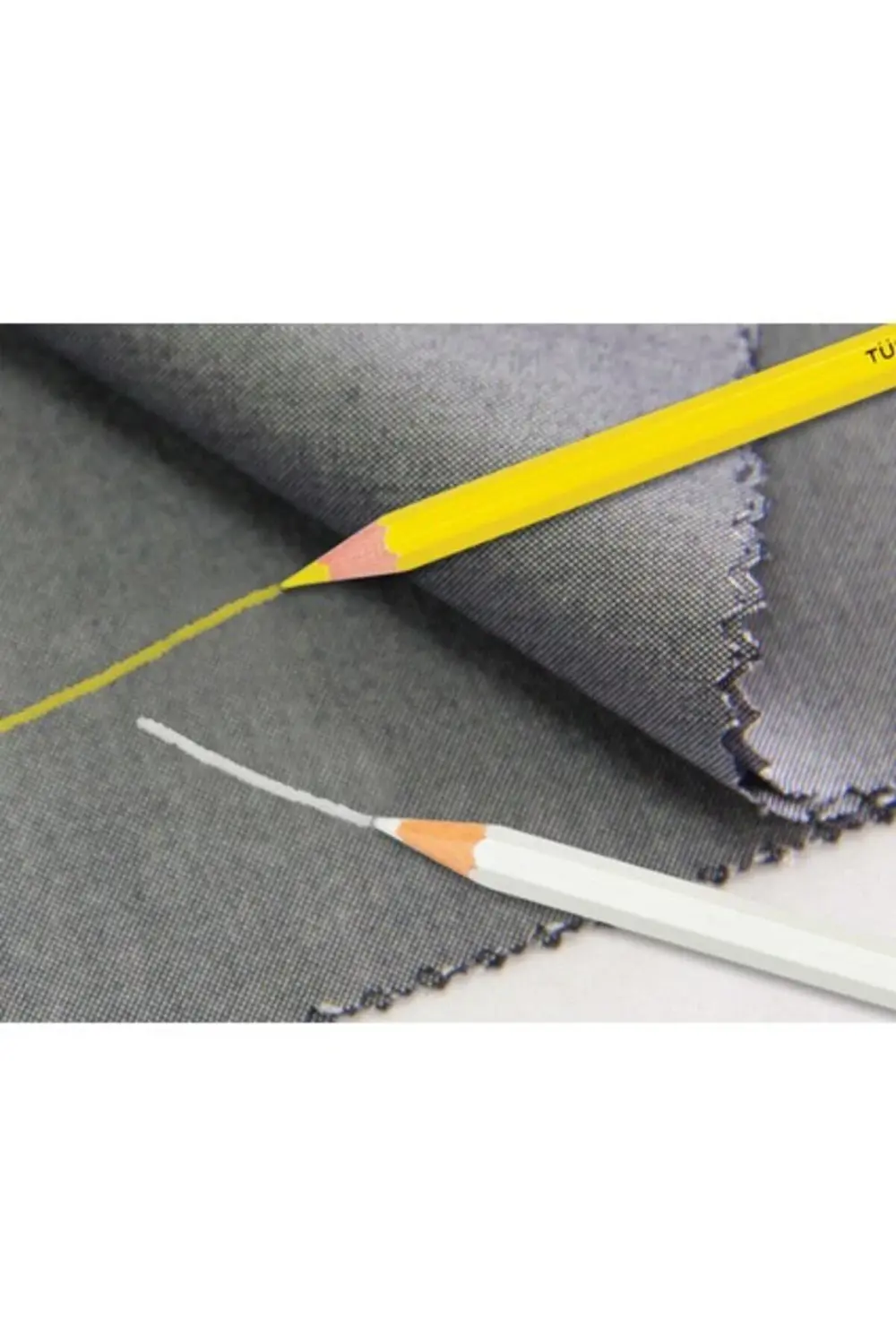 Beyaz Tekstil Kalemi 12'Li