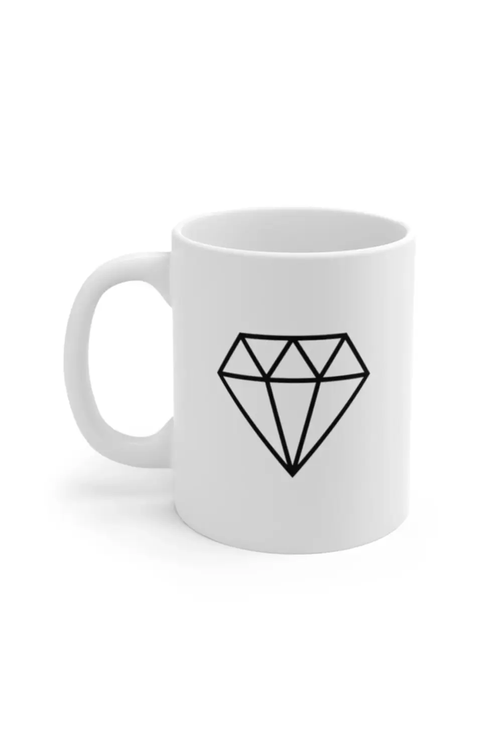 Beyaz The Diamond Baskılı Kupa Bardak